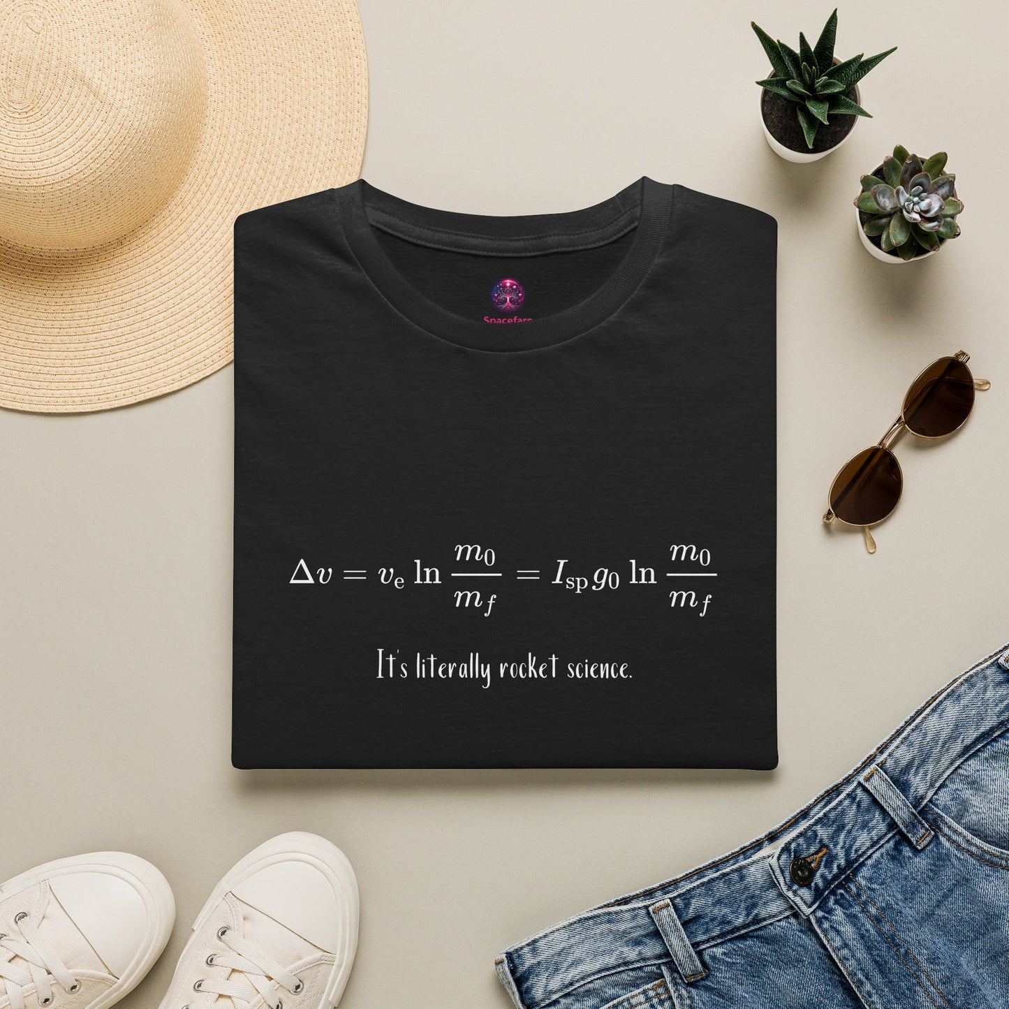 It's Literally Rocket Science Shirt ~ Tsiolkovsky Rocket Equation Astrophysics Science Present Physics Shirt Nerdcore Geek Fashion Teacher T