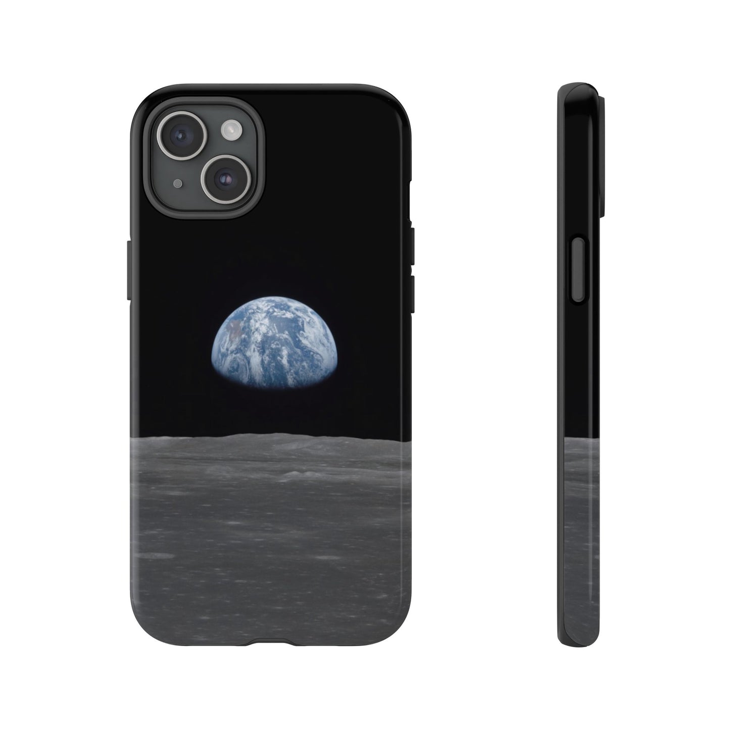 Earth From the Moon Tough Phone Case ~ iPhone Pixel Galaxy Apollo 11 Mission Outer Space Exploration NASA Astronauts Science Teacher Gift