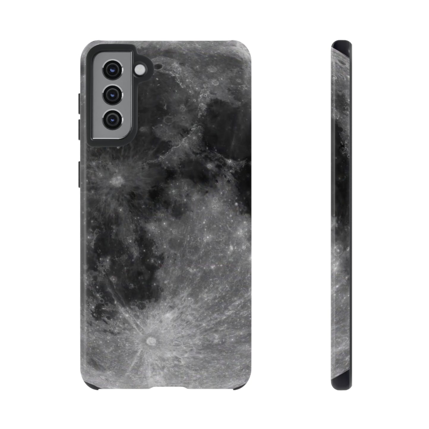 Moon Surface Tough Phone Case ~ iPhone Pixel Galaxy Rugged Protective