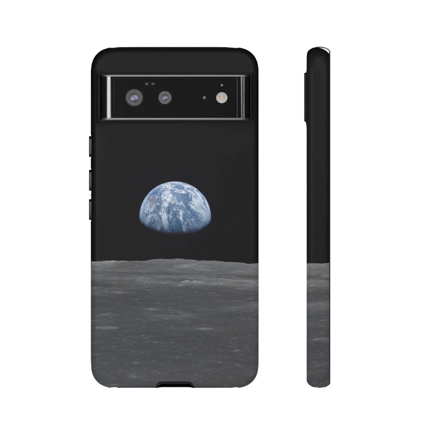Earth From the Moon Tough Phone Case ~ iPhone Pixel Galaxy Apollo 11 Mission Outer Space Exploration NASA Astronauts Science Teacher Gift