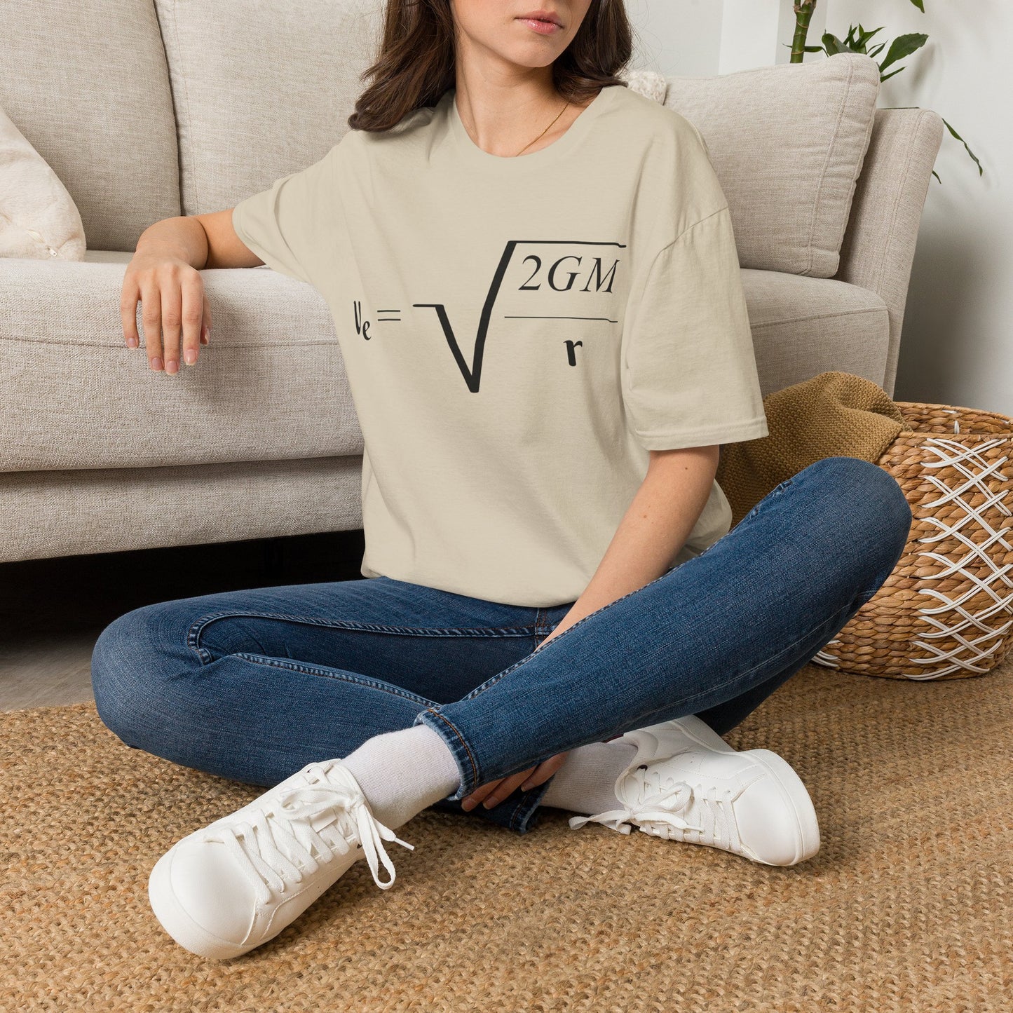 Escape Velocity ~ Unisex Softstyle T-Shirt, Astronomical Equation