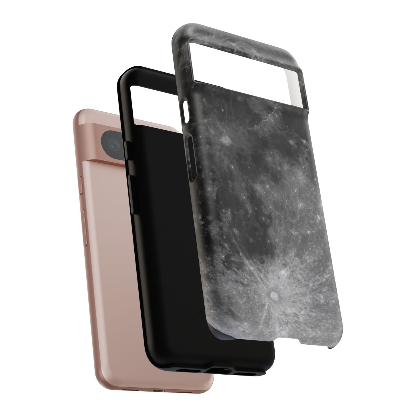 Moon Surface Tough Phone Case ~ iPhone Pixel Galaxy Rugged Protective