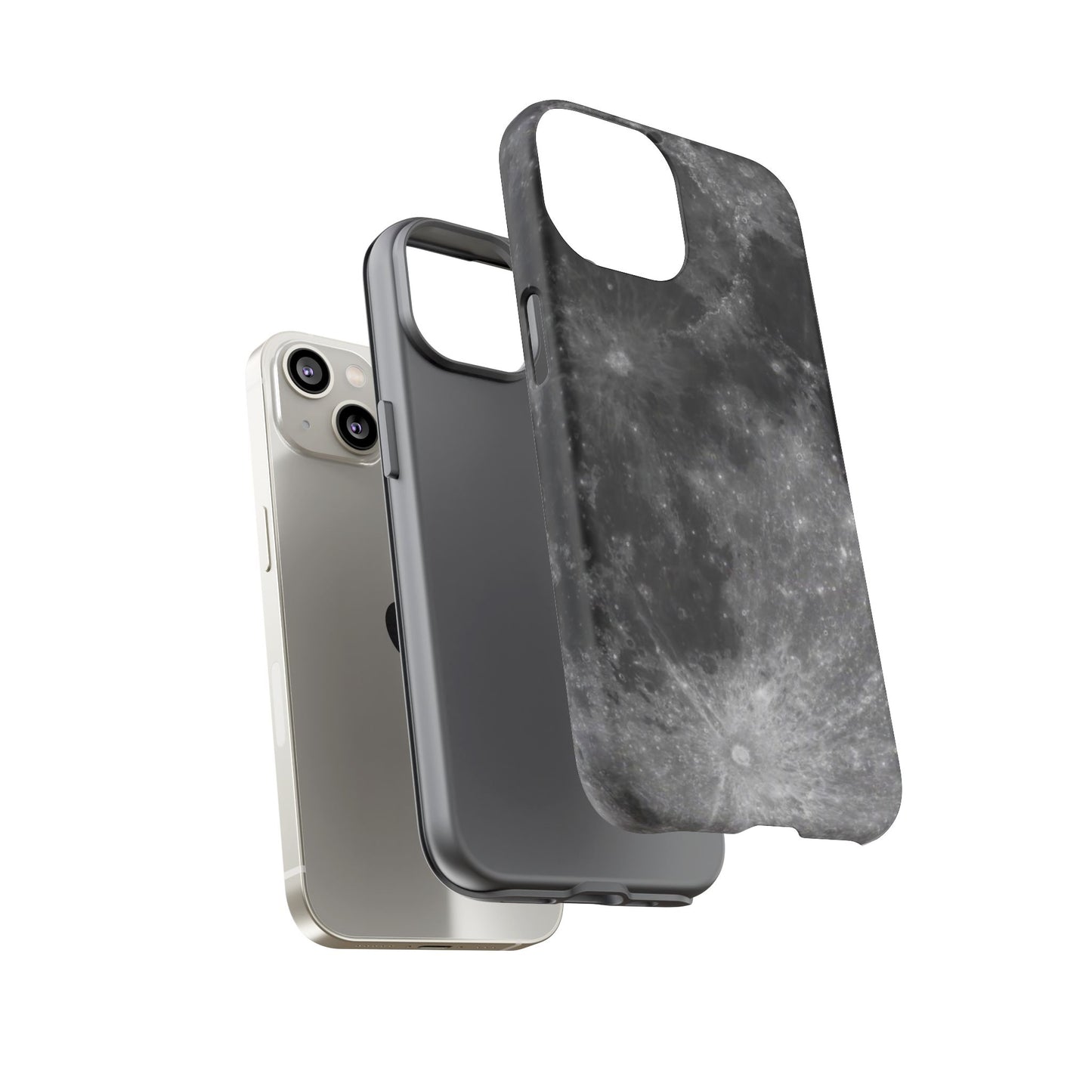 Moon Surface Tough Phone Case ~ iPhone Pixel Galaxy Rugged Protective