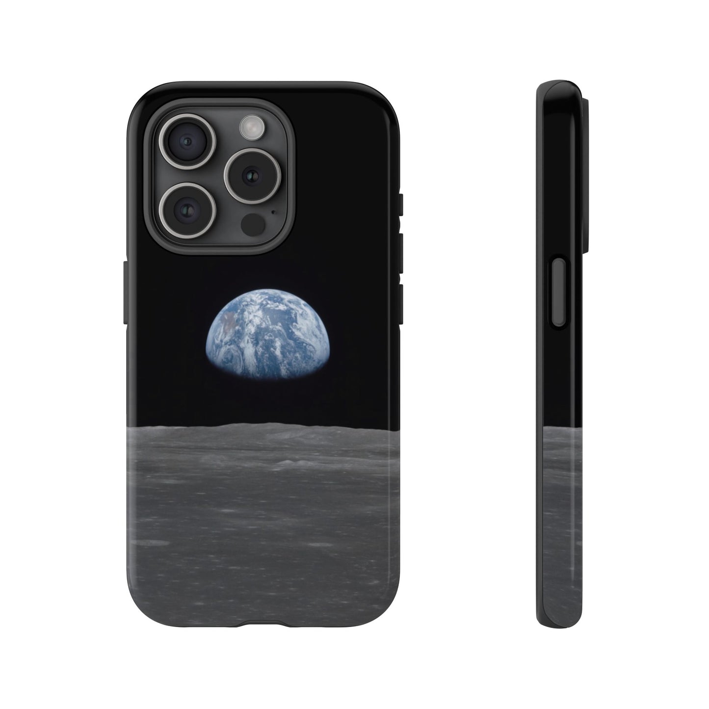 Earth From the Moon Tough Phone Case ~ iPhone Pixel Galaxy Apollo 11 Mission Outer Space Exploration NASA Astronauts Science Teacher Gift