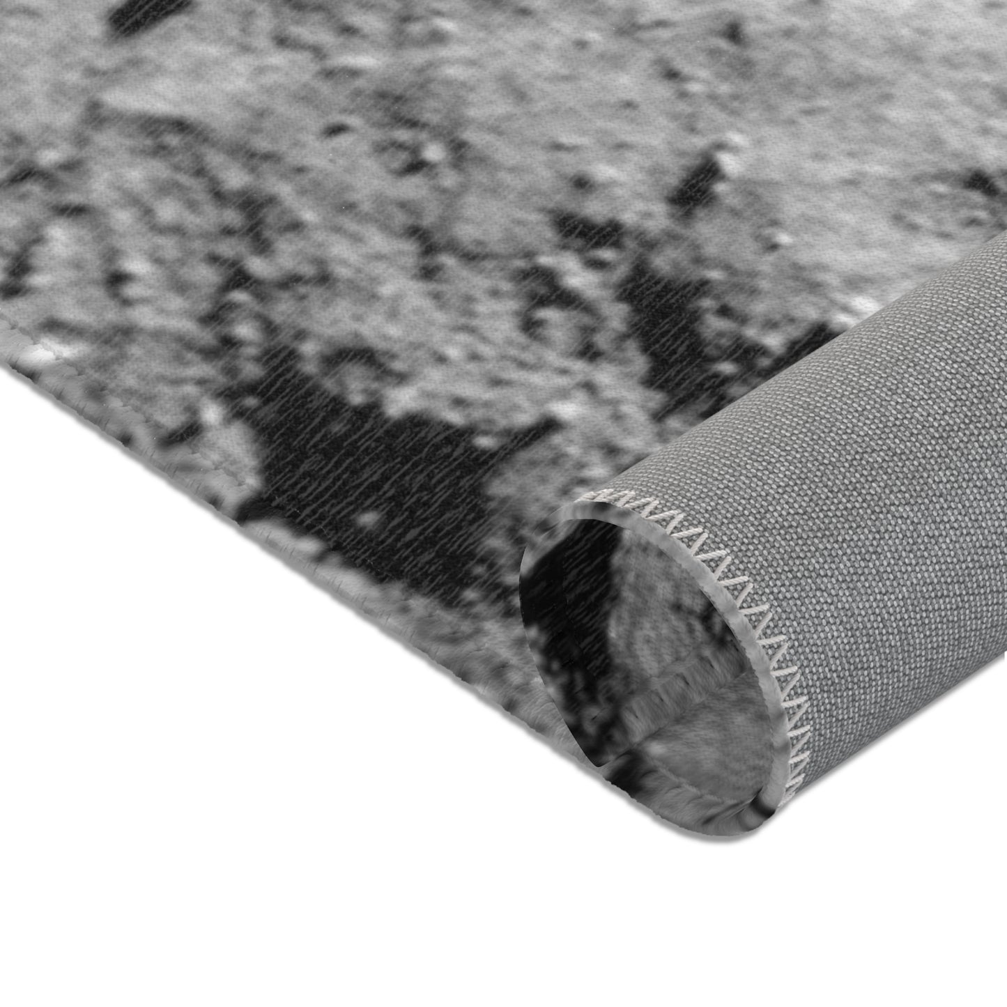 Moon Walk Area Rug ~ Lunar Surface Rocks Footprint NASA Space Exploration NASA Landing Real Moondust Decor Orbit