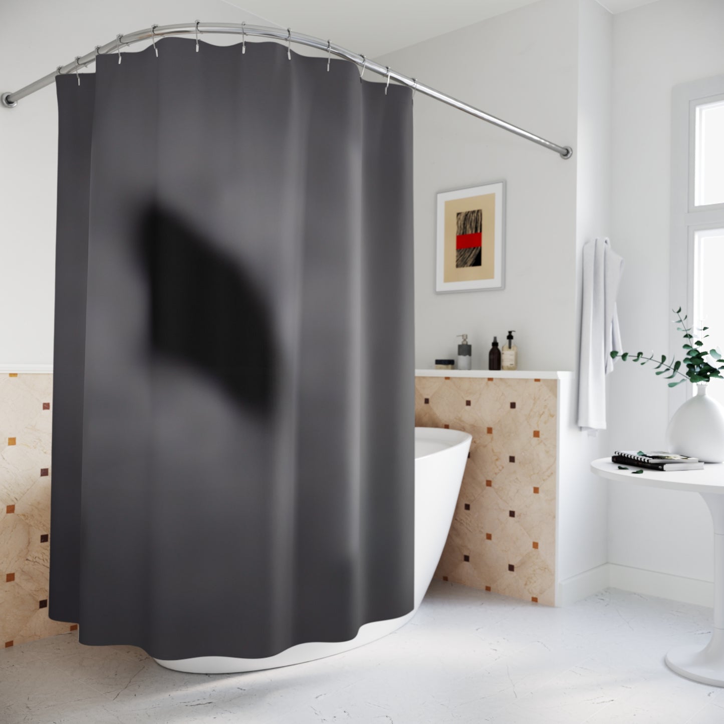 Navy Gimbal UFO Shower Curtains ~ UAP Disclosure Unidentified Anomalous Phenomena Cryptids Astronomy Astrophysics Alien Decor Cosmic Science