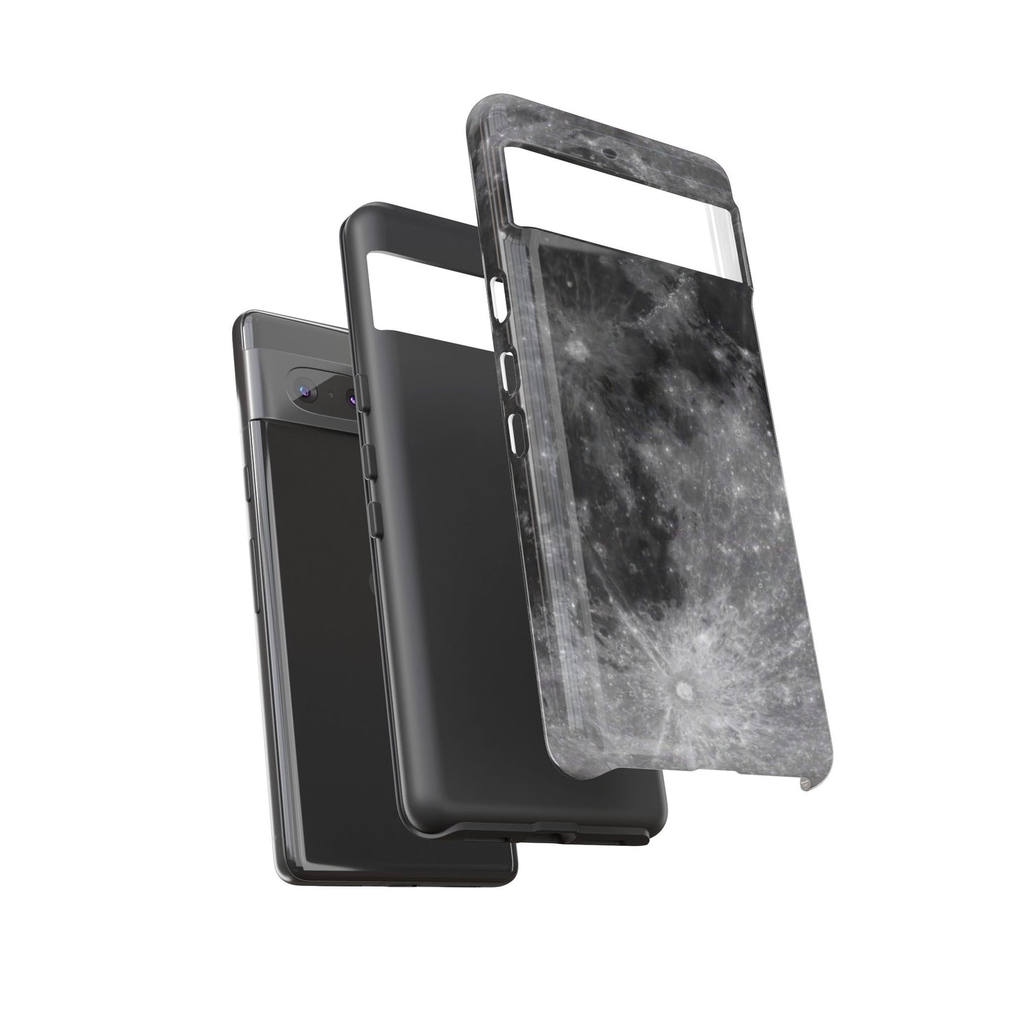 Moon Surface Tough Phone Case ~ iPhone Pixel Galaxy Rugged Protective