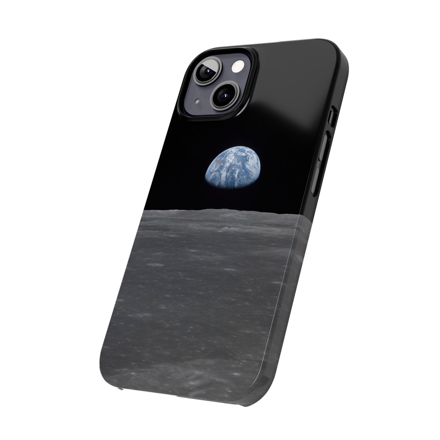 Blue Marble Earth from Moon Slim iPhone Cases