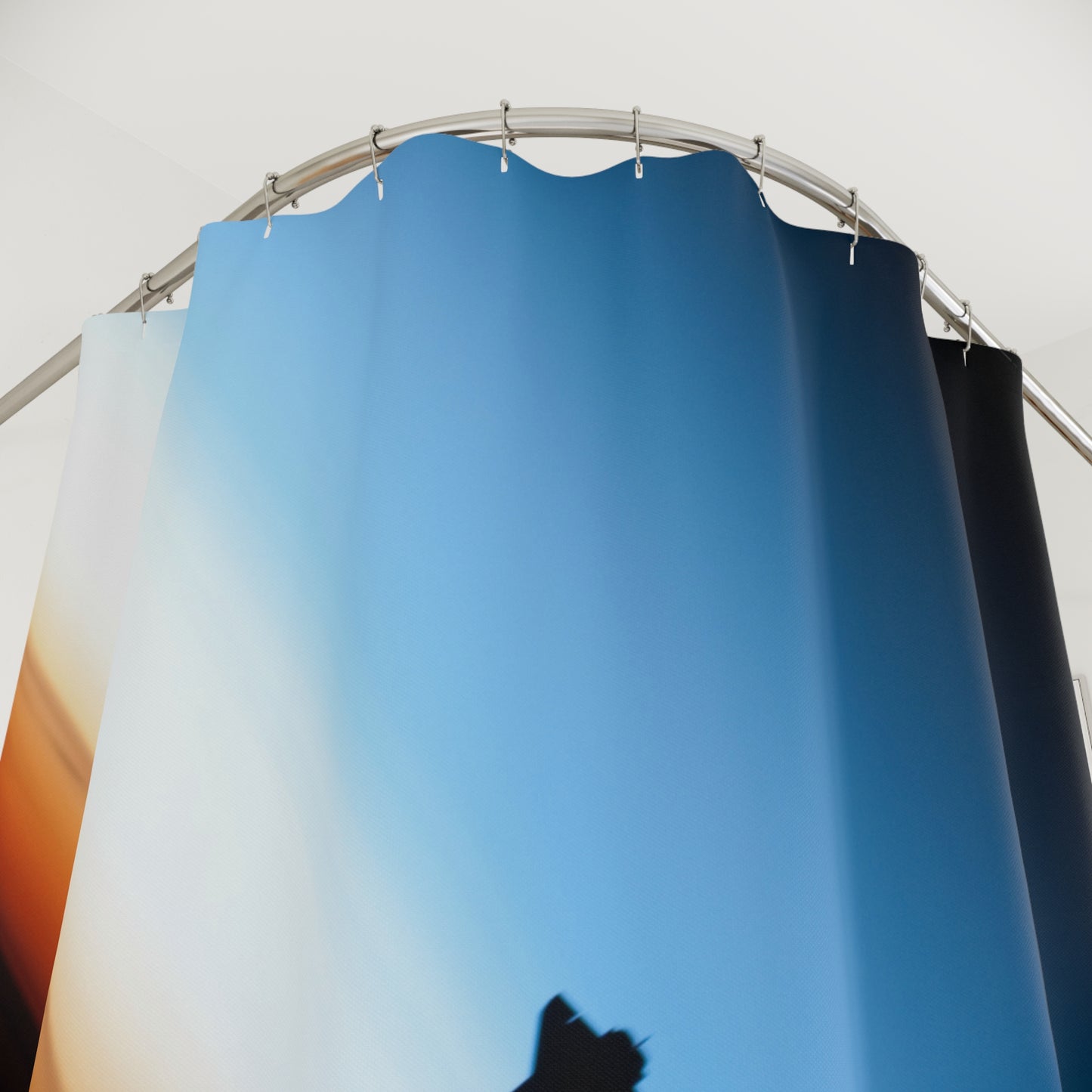Space Shuttle Horizon Shower Curtains ~ NASA Shuttle Endeavor Astronomy Astrophysic Horizon Space Exploration Program Cosmic Science STS-130
