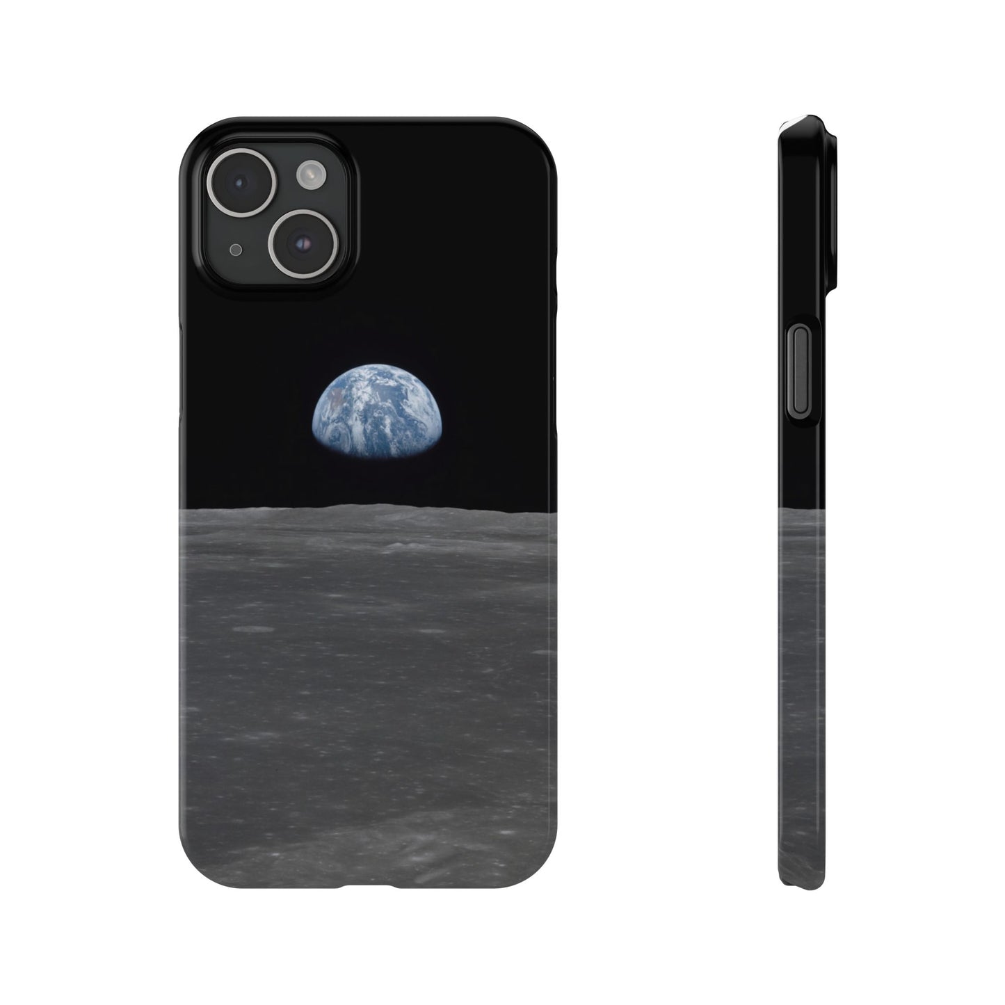 Blue Marble Earth from Moon Slim iPhone Cases