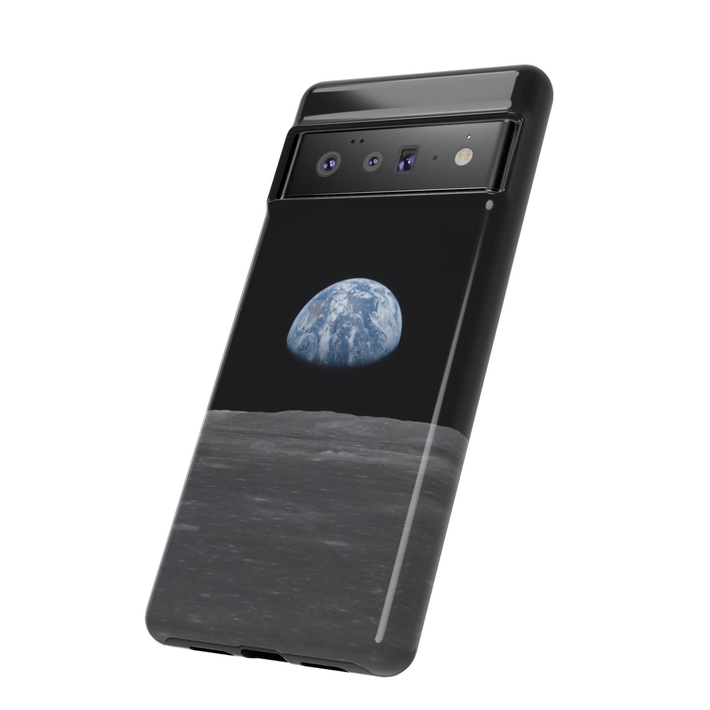 Earth From the Moon Tough Phone Case ~ iPhone Pixel Galaxy Apollo 11 Mission Outer Space Exploration NASA Astronauts Science Teacher Gift