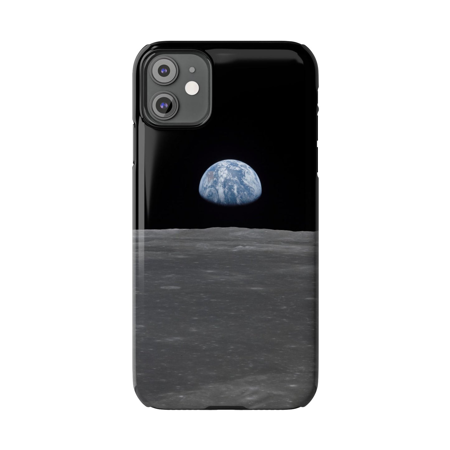 Blue Marble Earth from Moon Slim iPhone Cases