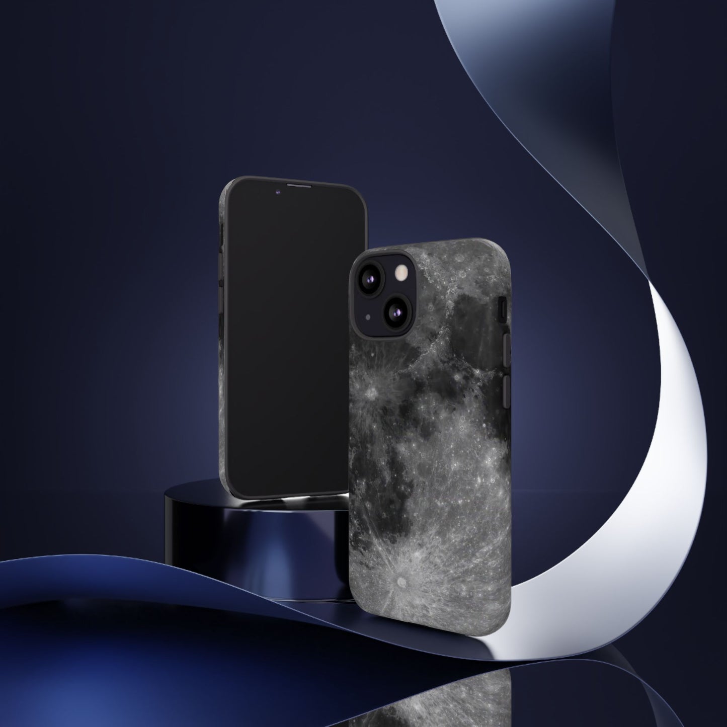 Moon Surface Tough Phone Case ~ iPhone Pixel Galaxy Rugged Protective