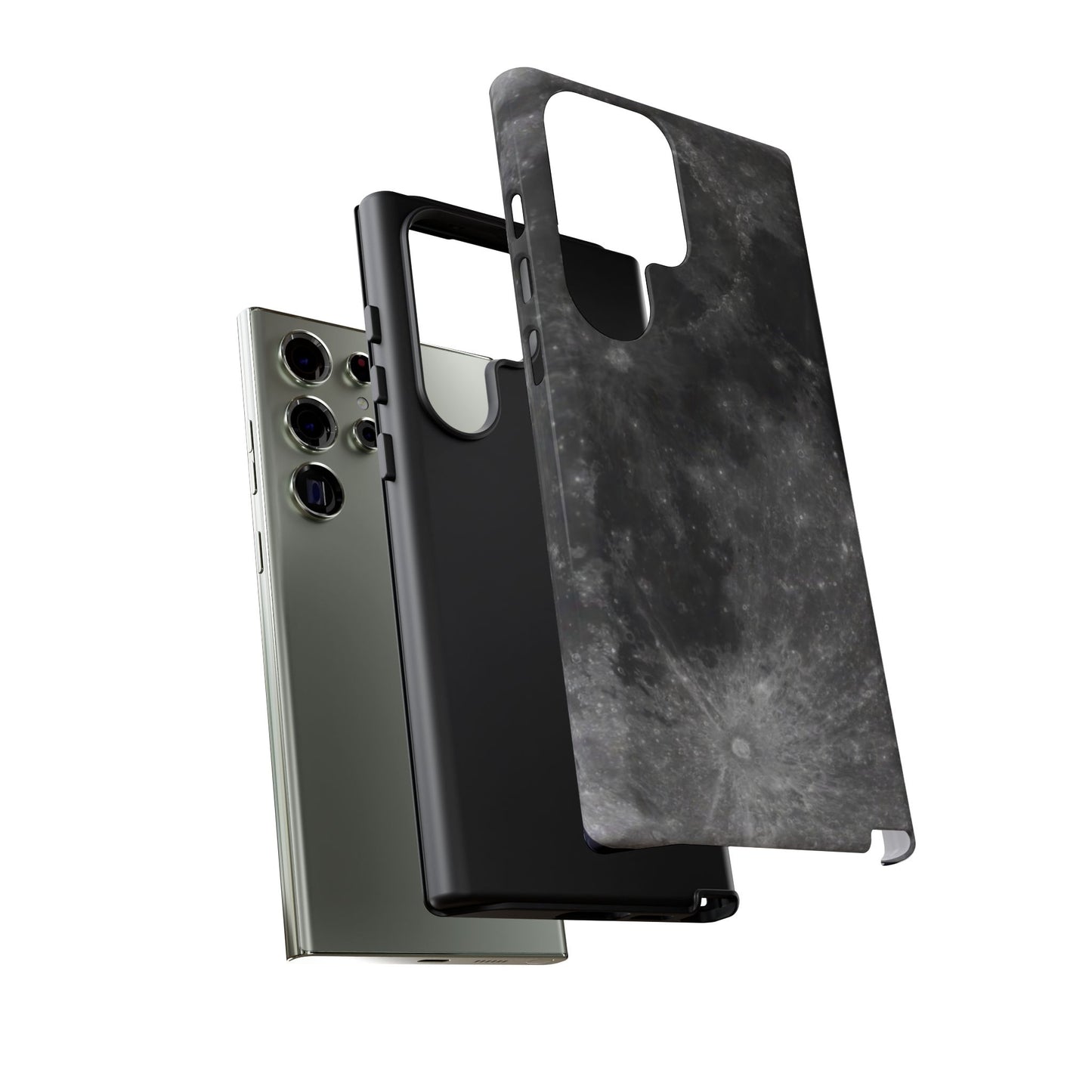 Moon Surface Tough Phone Case ~ iPhone Pixel Galaxy Rugged Protective
