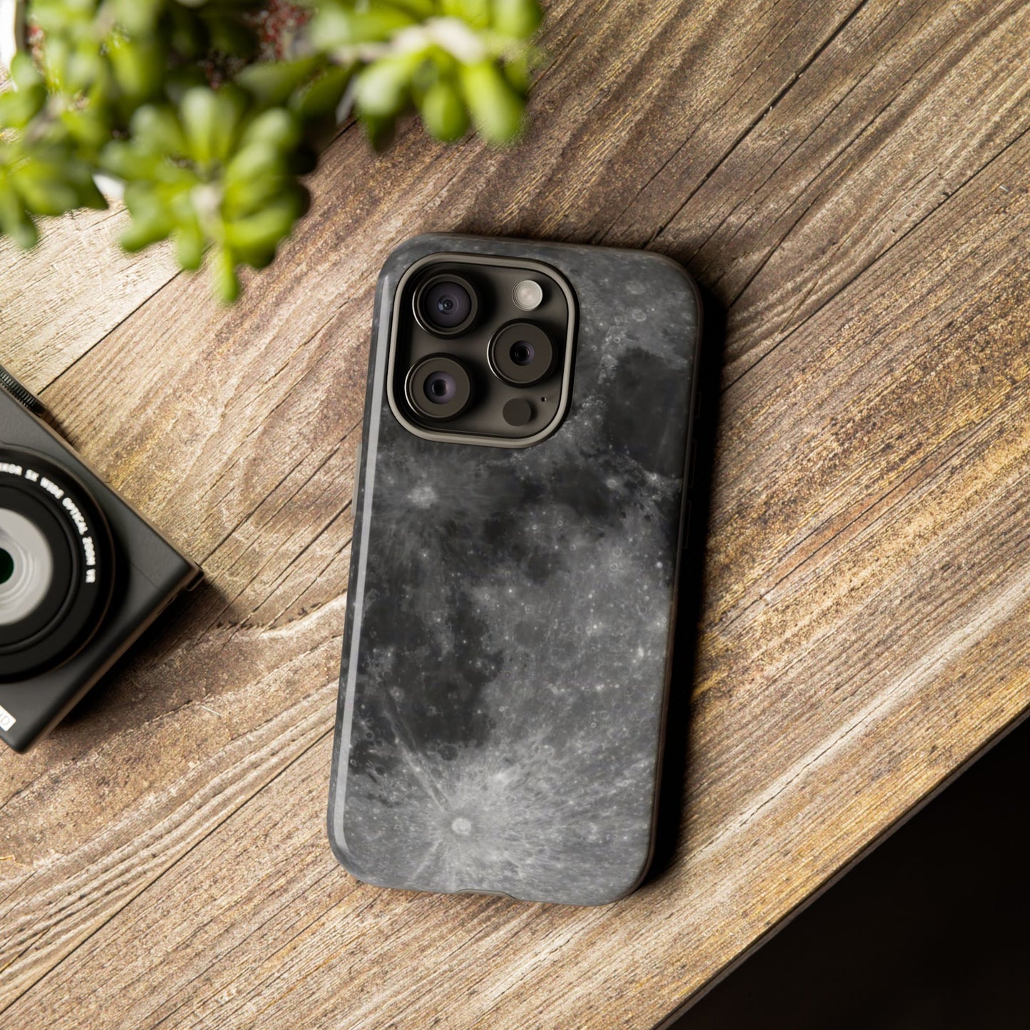 Moon Surface Tough Phone Case ~ iPhone Pixel Galaxy Rugged Protective