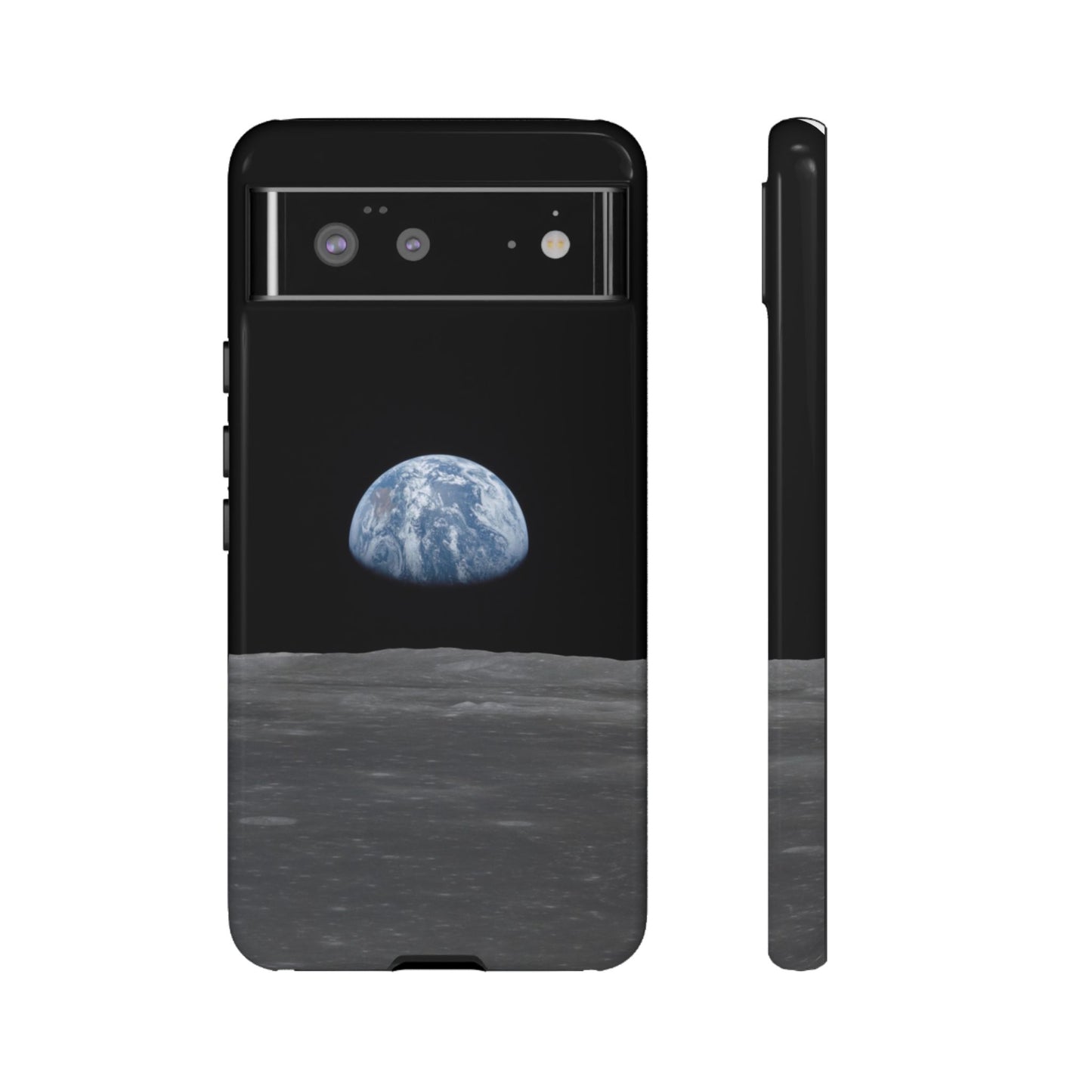 Earth From the Moon Tough Phone Case ~ iPhone Pixel Galaxy Apollo 11 Mission Outer Space Exploration NASA Astronauts Science Teacher Gift