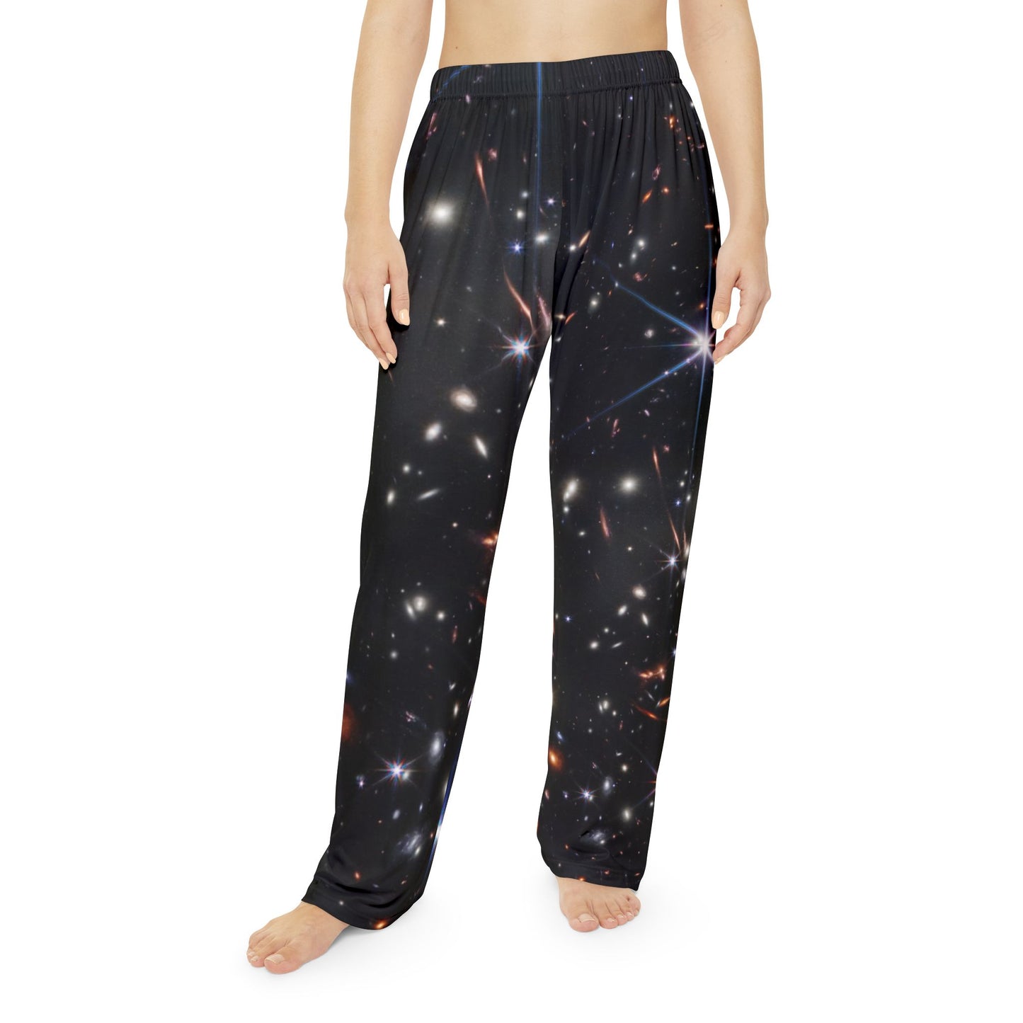 James Webb Deep Field Telescope Women's Pajama Pants (AOP)