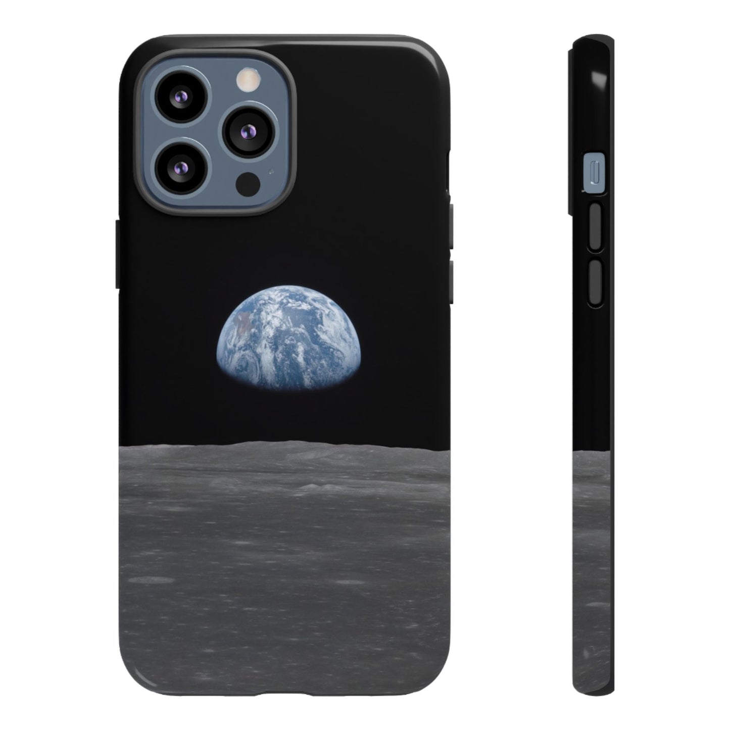 Earth From the Moon Tough Phone Case ~ iPhone Pixel Galaxy Apollo 11 Mission Outer Space Exploration NASA Astronauts Science Teacher Gift