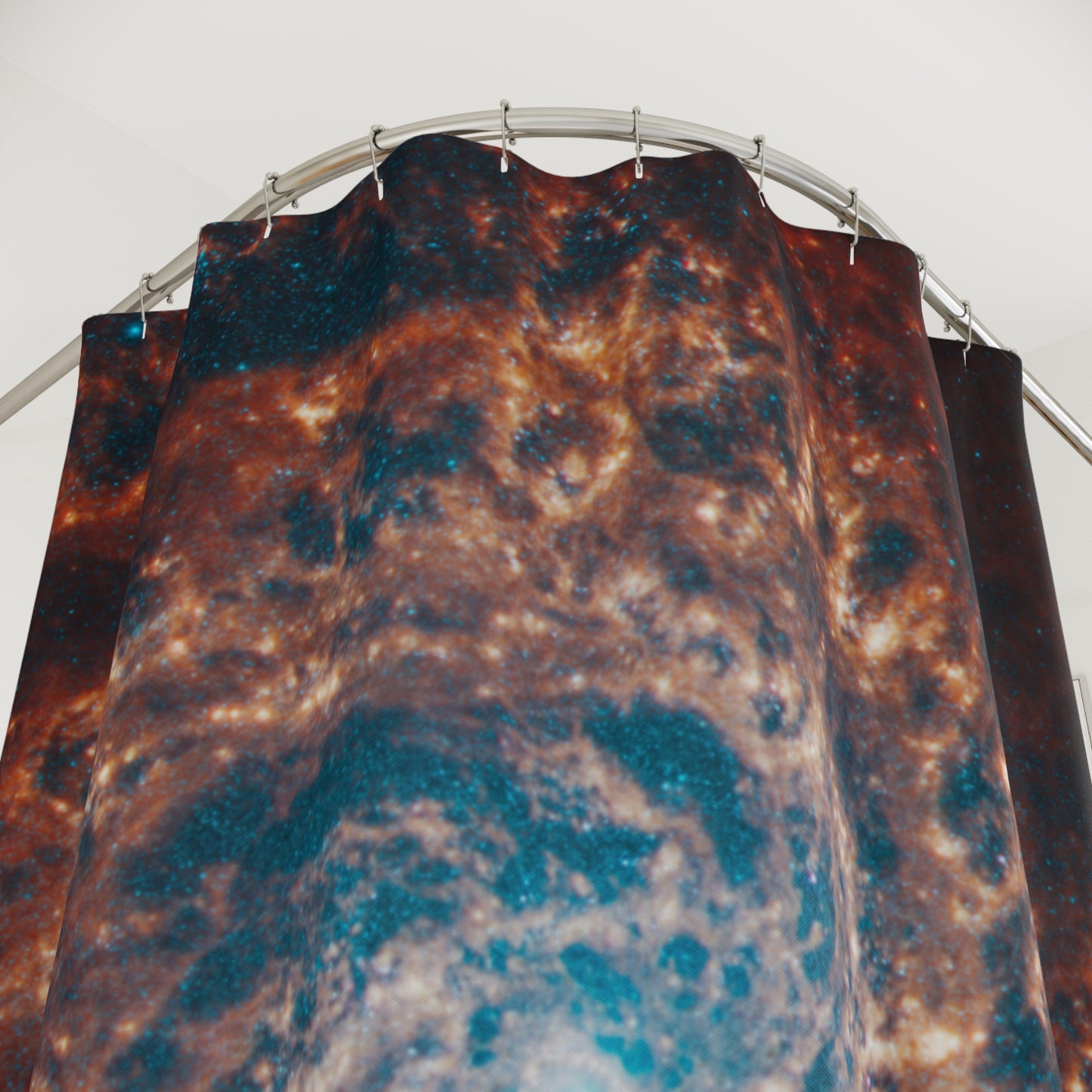 Spiral Galaxy James Webb Shower Curtains ~ Astronomy Astrophysics Intergalactic Space Decor Science Cosmic Science NASA JWST Space Telescope