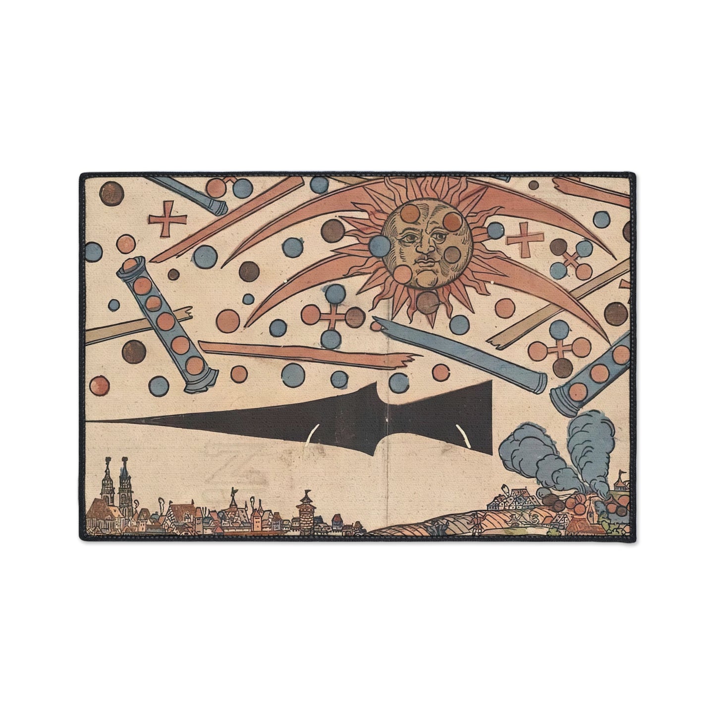 Middle Ages UFO Battle Heavy Duty Floor Mat