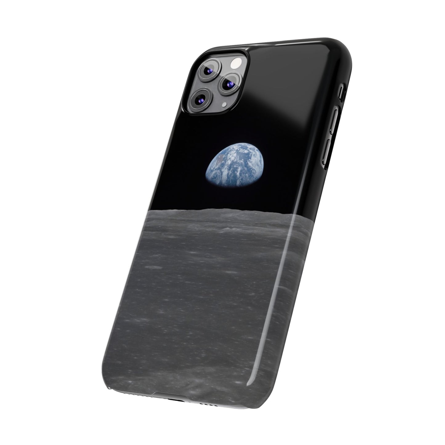 Blue Marble Earth from Moon Slim iPhone Cases