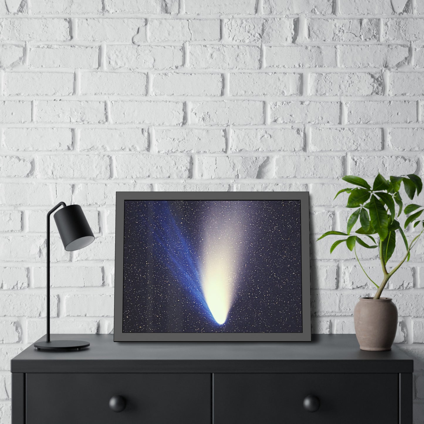 Comet Hale-Bopp Framed Paper Poster