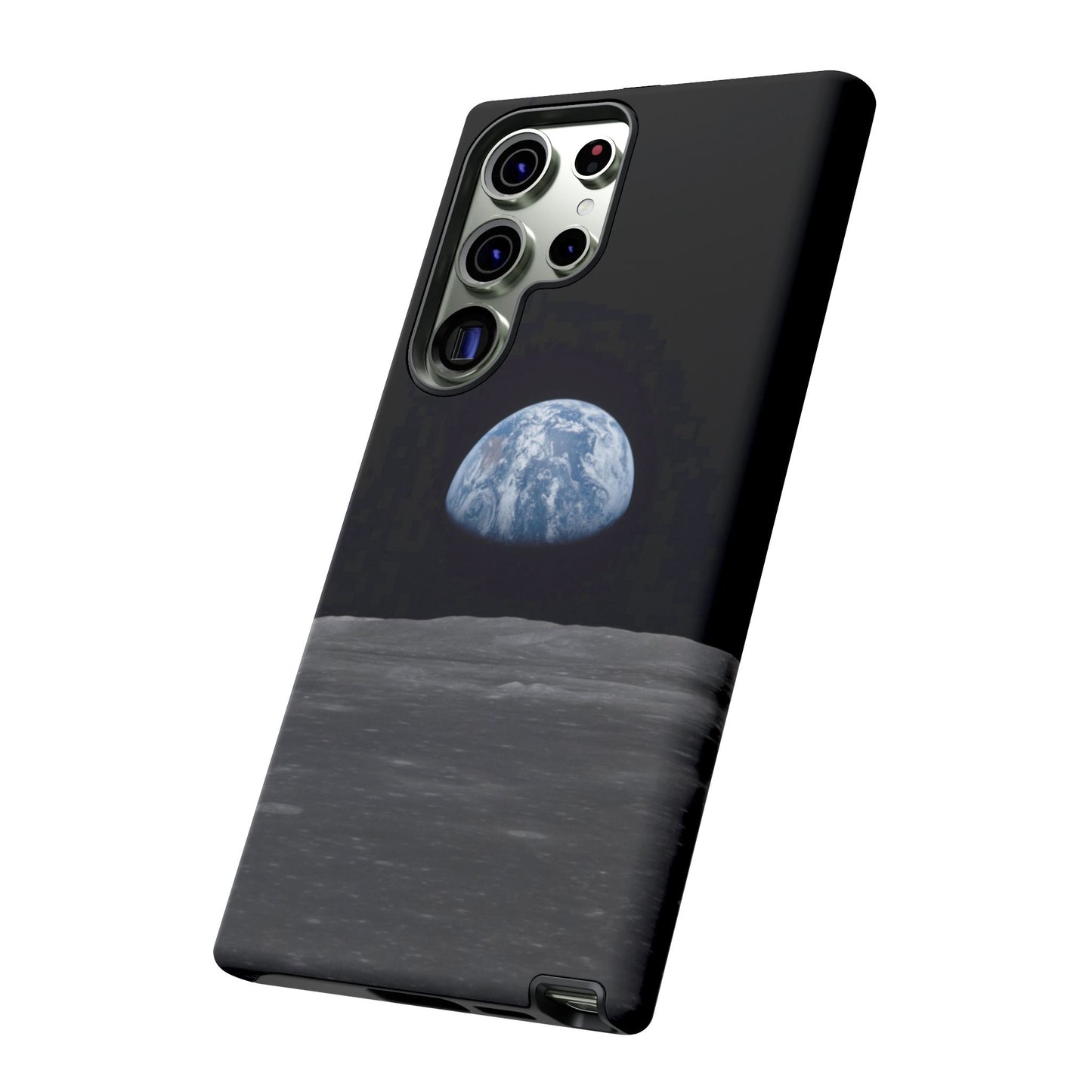 Earth From the Moon Tough Phone Case ~ iPhone Pixel Galaxy Apollo 11 Mission Outer Space Exploration NASA Astronauts Science Teacher Gift