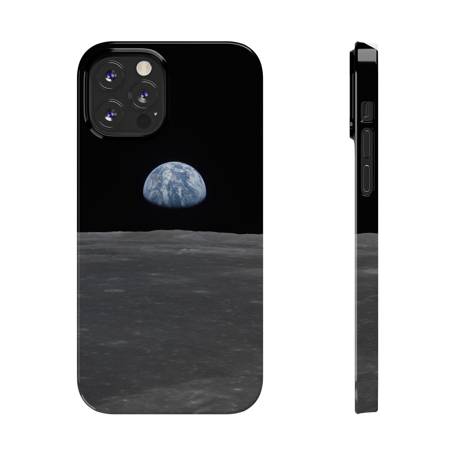 Blue Marble Earth from Moon Slim iPhone Cases