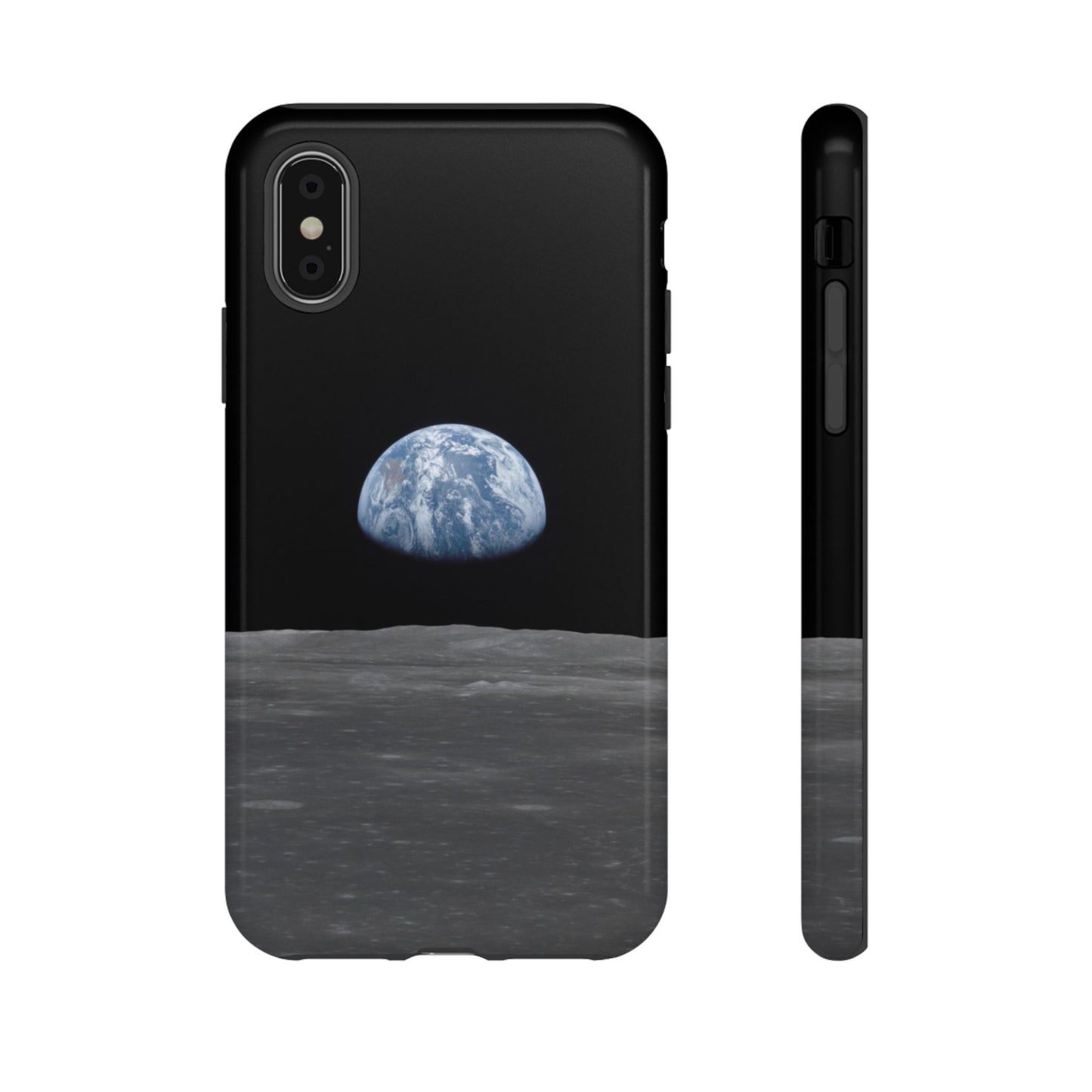 Earth From the Moon Tough Phone Case ~ iPhone Pixel Galaxy Apollo 11 Mission Outer Space Exploration NASA Astronauts Science Teacher Gift