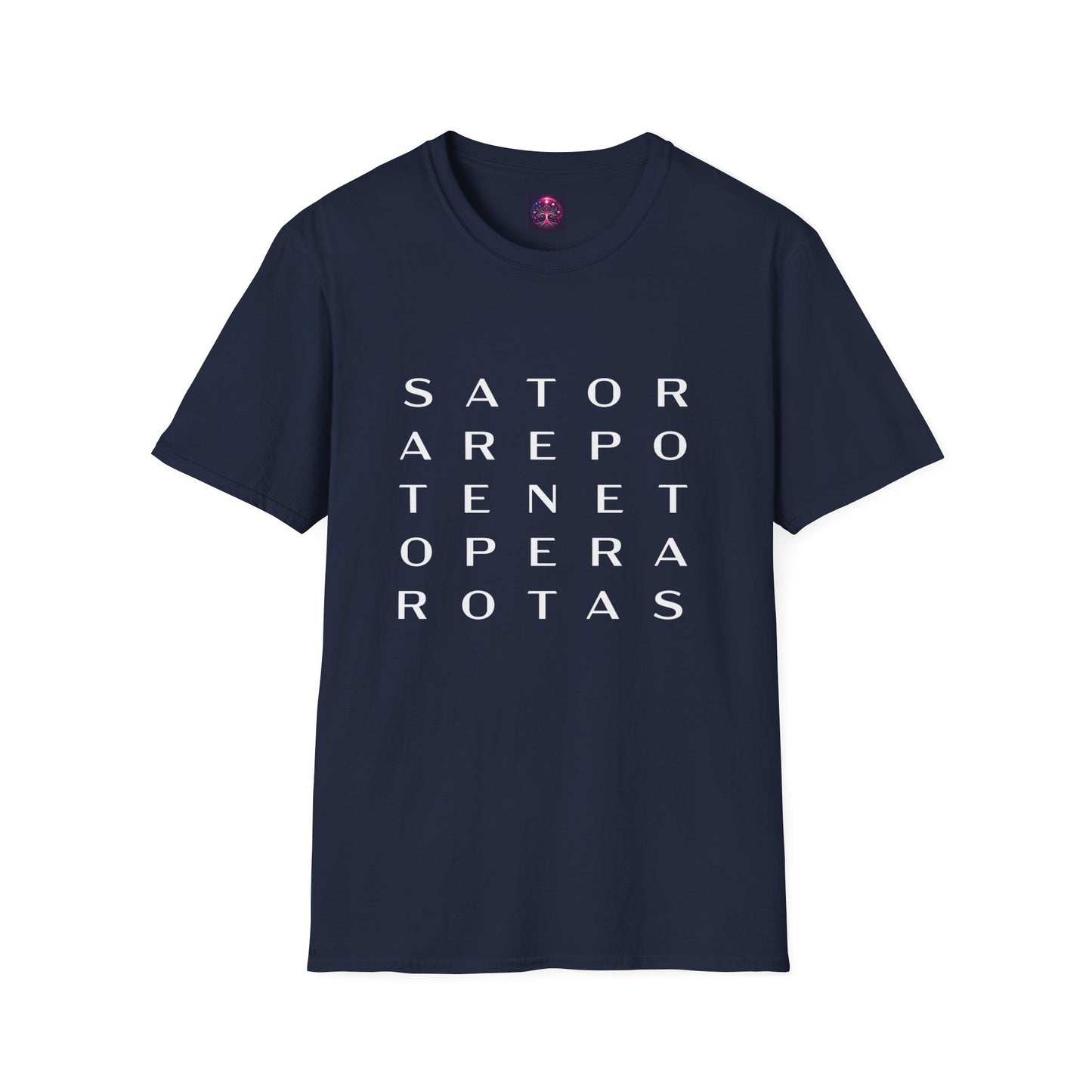 Sator Cube T Shirt ~ Sator Arepo Tenet Opera Rotas ~ Ancient Mystery Latin Palindrome Pompeii Secret History Magic Templar Square Rune Charm