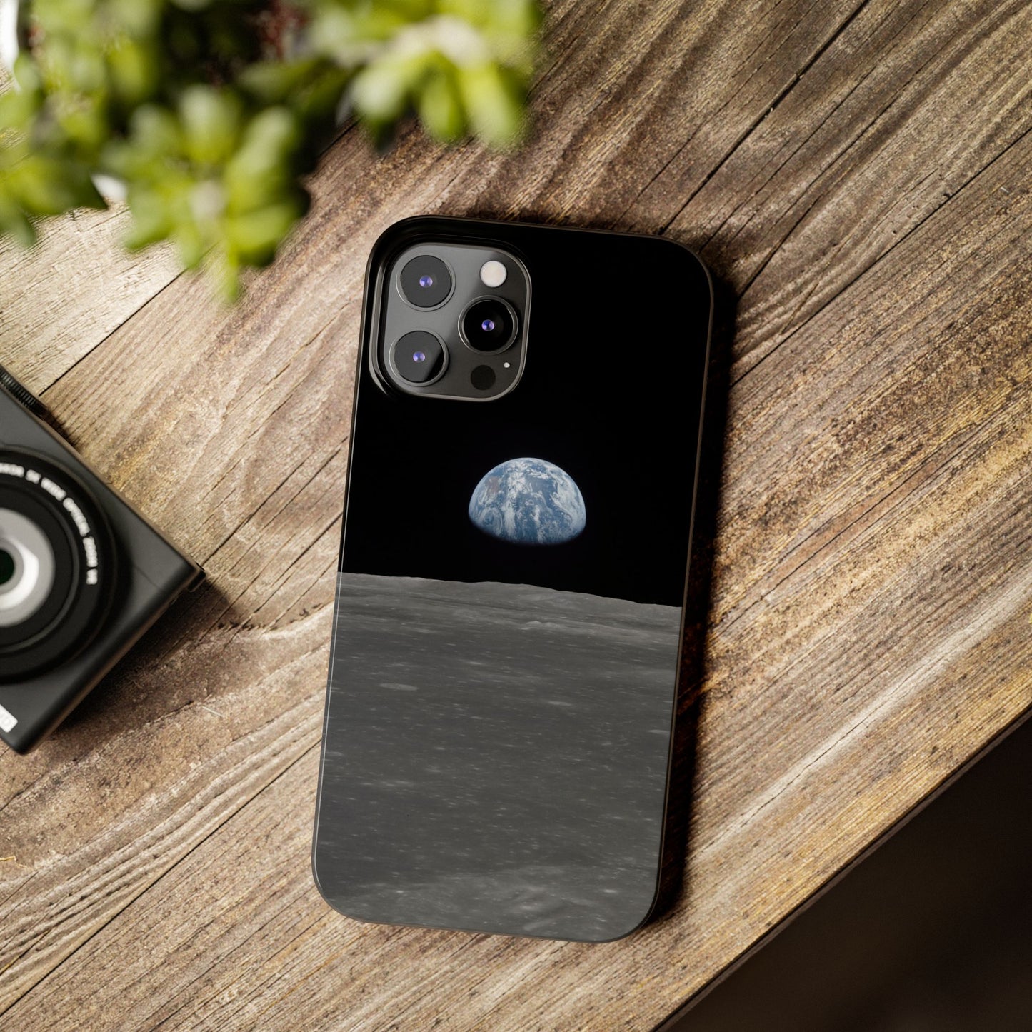 Blue Marble Earth from Moon Slim iPhone Cases