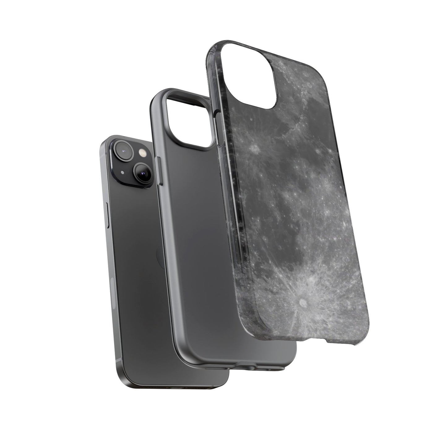 Moon Surface Tough Phone Case ~ iPhone Pixel Galaxy Rugged Protective