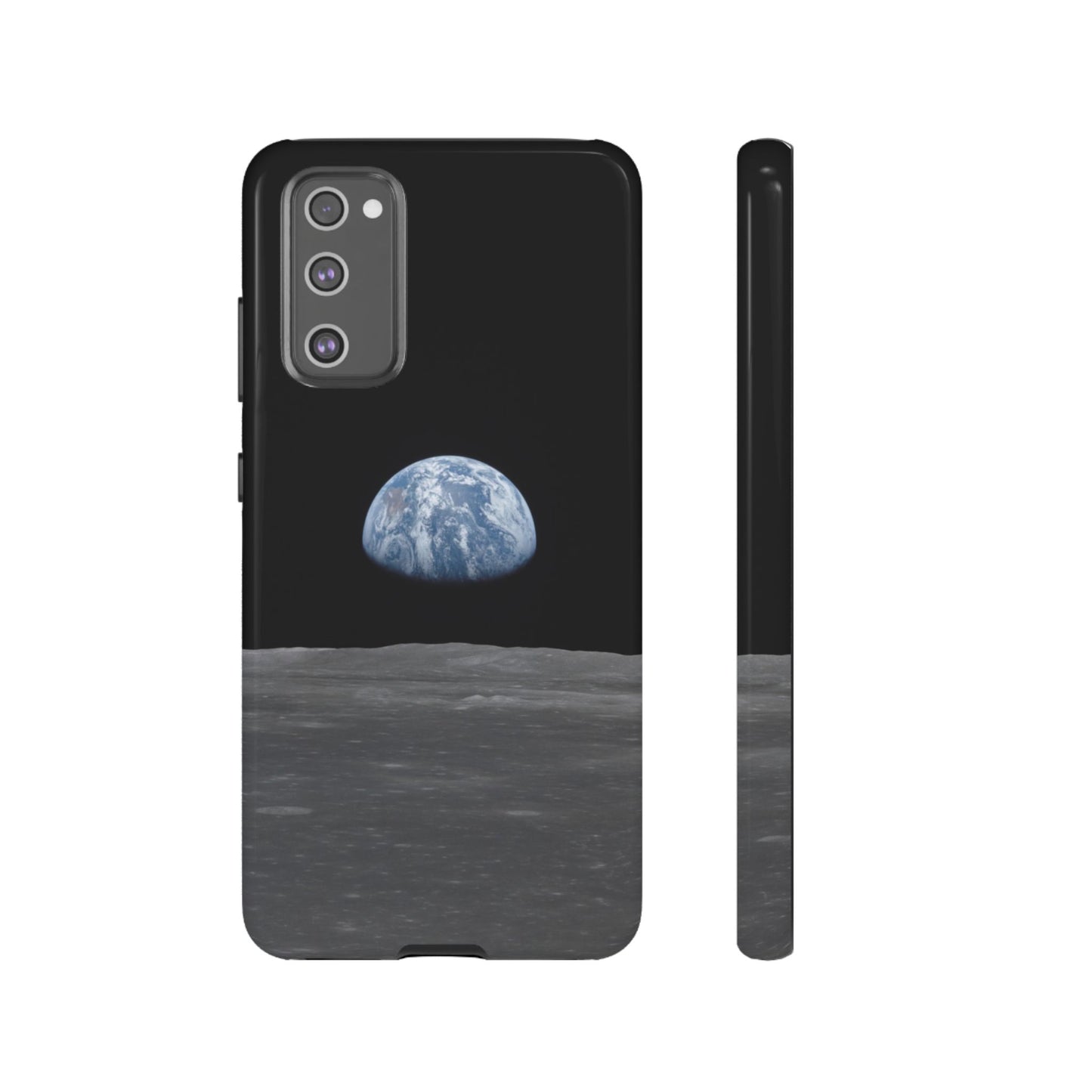 Earth From the Moon Tough Phone Case ~ iPhone Pixel Galaxy Apollo 11 Mission Outer Space Exploration NASA Astronauts Science Teacher Gift