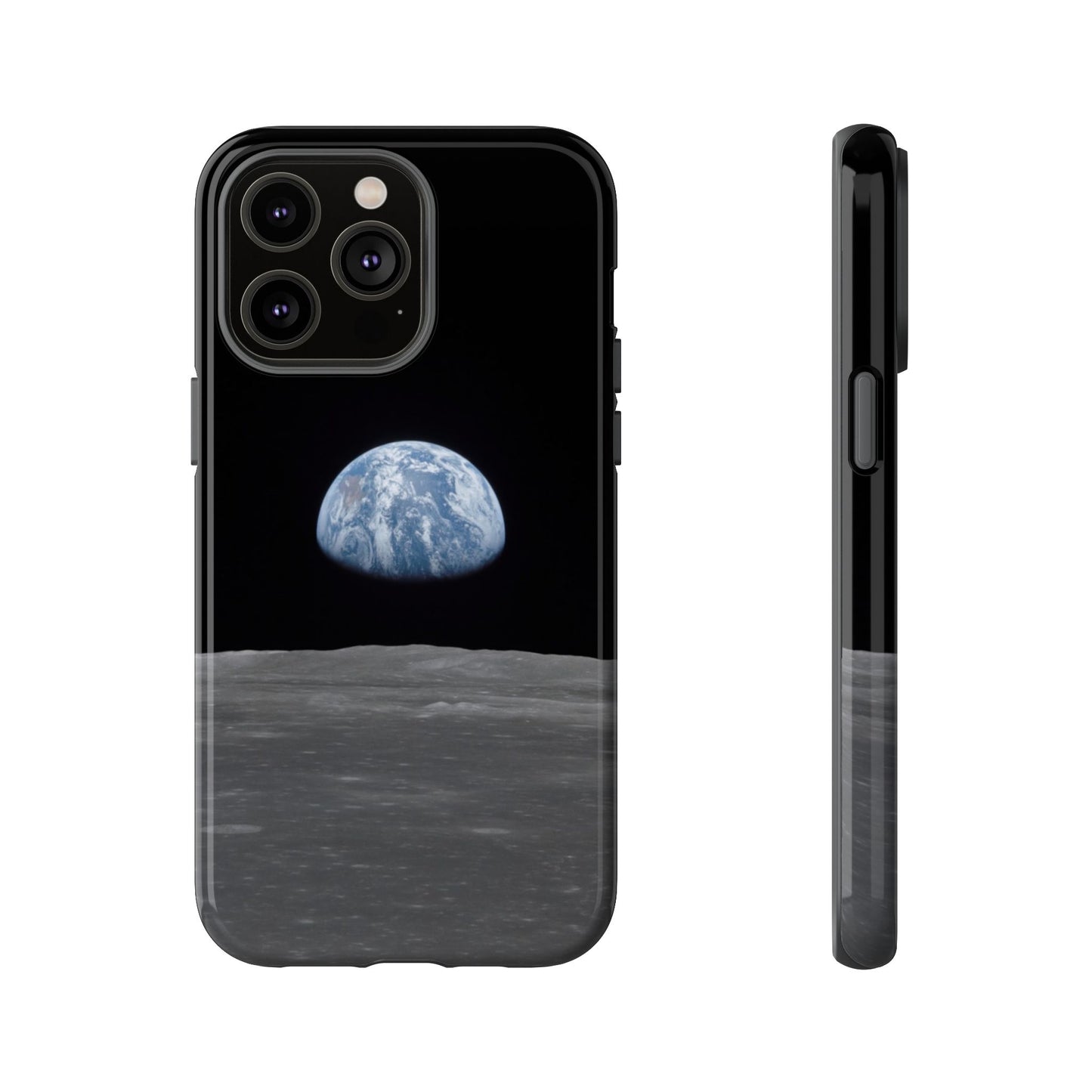 Earth From the Moon Tough Phone Case ~ iPhone Pixel Galaxy Apollo 11 Mission Outer Space Exploration NASA Astronauts Science Teacher Gift