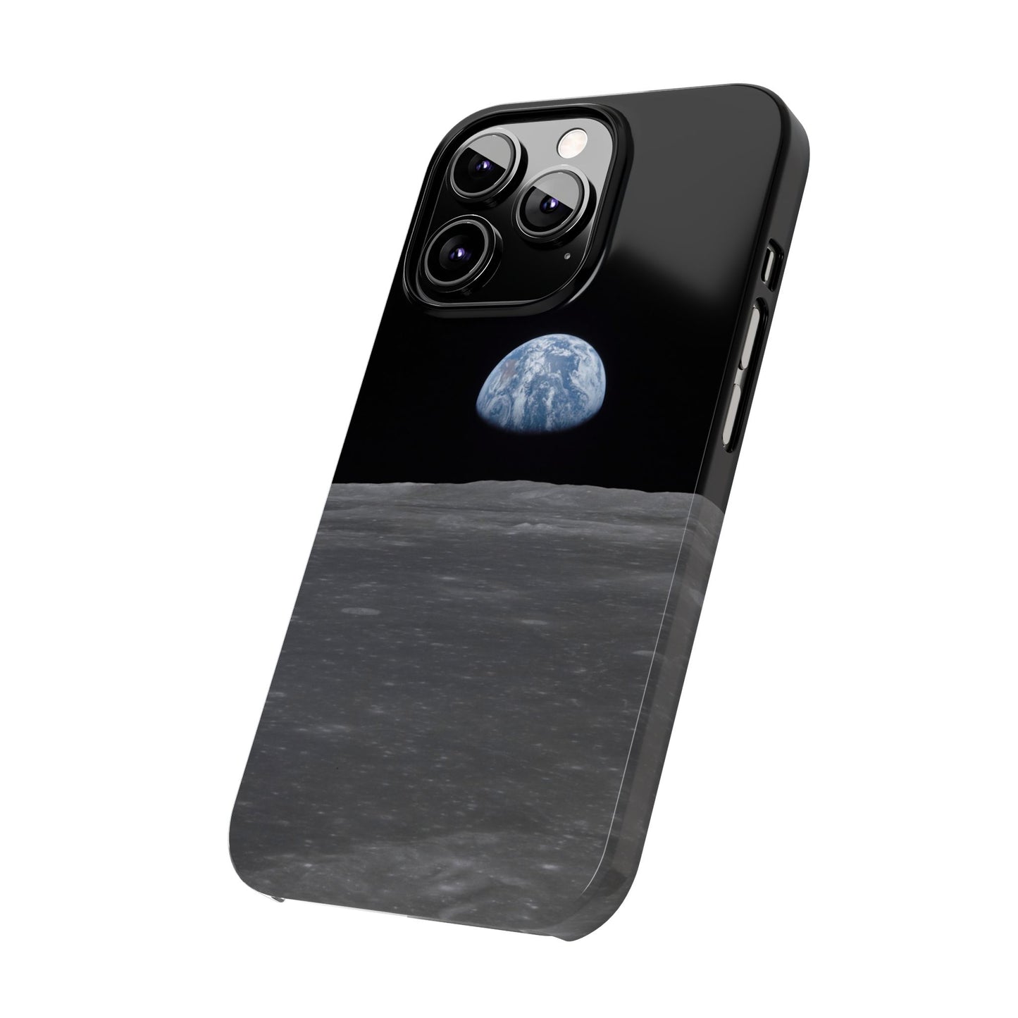 Blue Marble Earth from Moon Slim iPhone Cases
