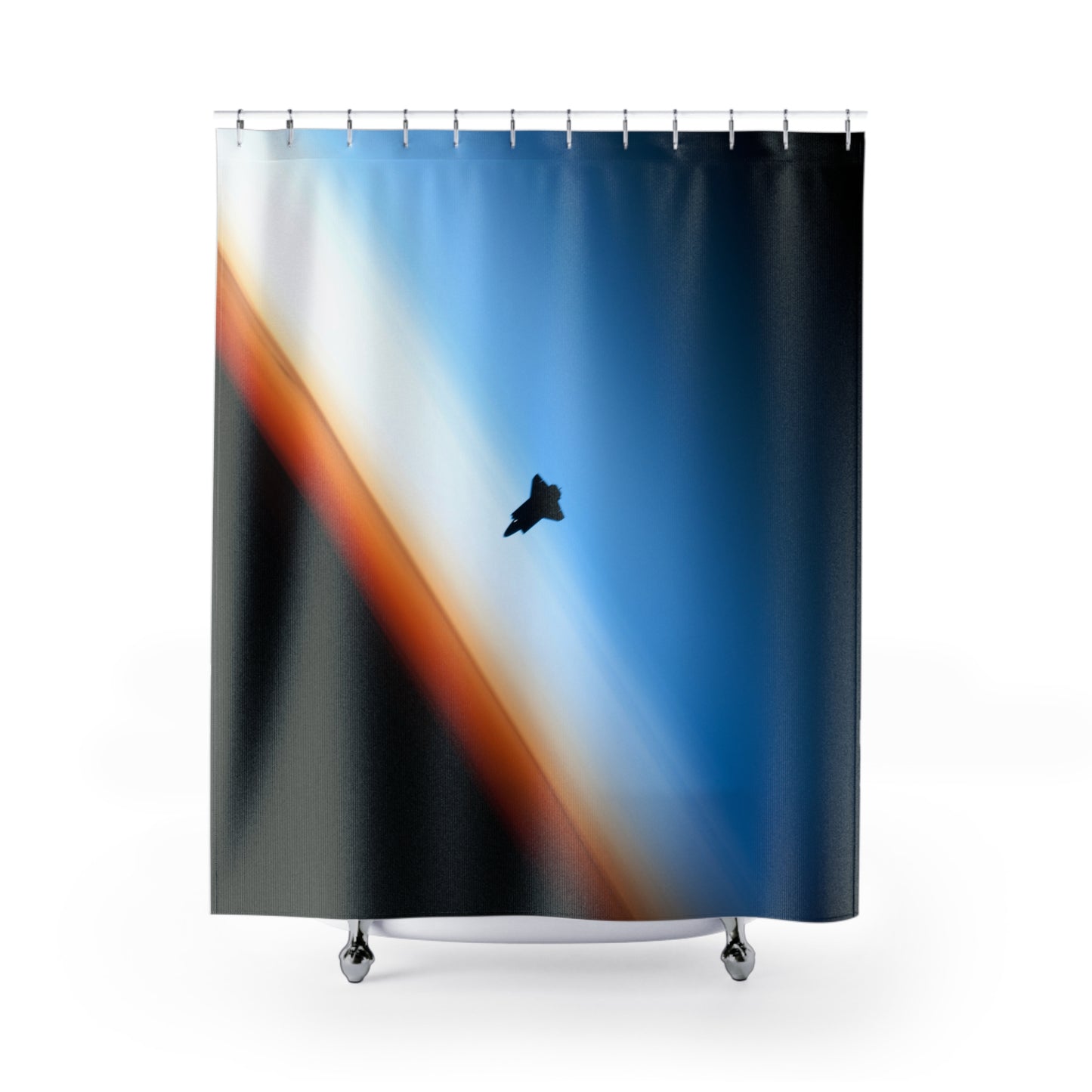 Space Shuttle Horizon Shower Curtains ~ NASA Shuttle Endeavor Astronomy Astrophysic Horizon Space Exploration Program Cosmic Science STS-130