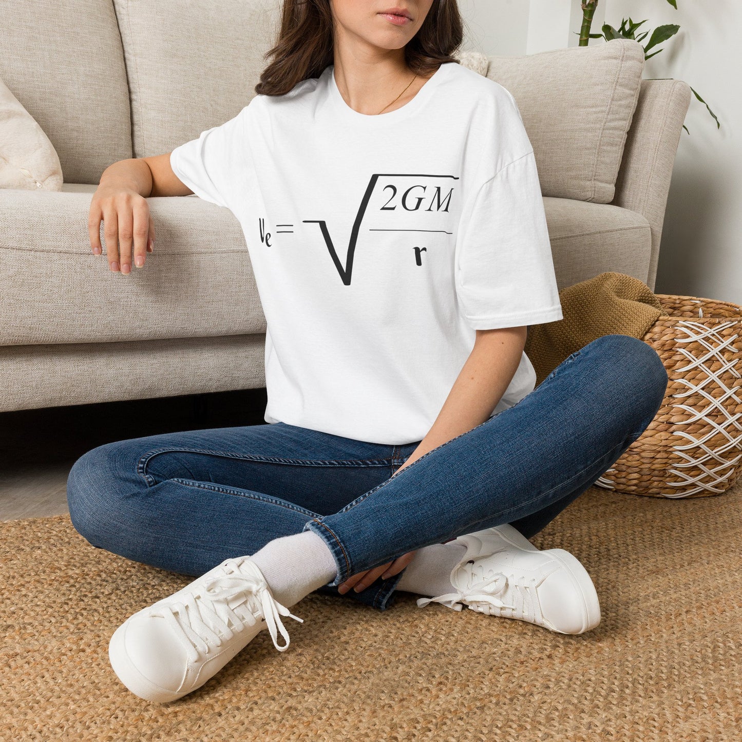Escape Velocity ~ Unisex Softstyle T-Shirt, Astronomical Equation