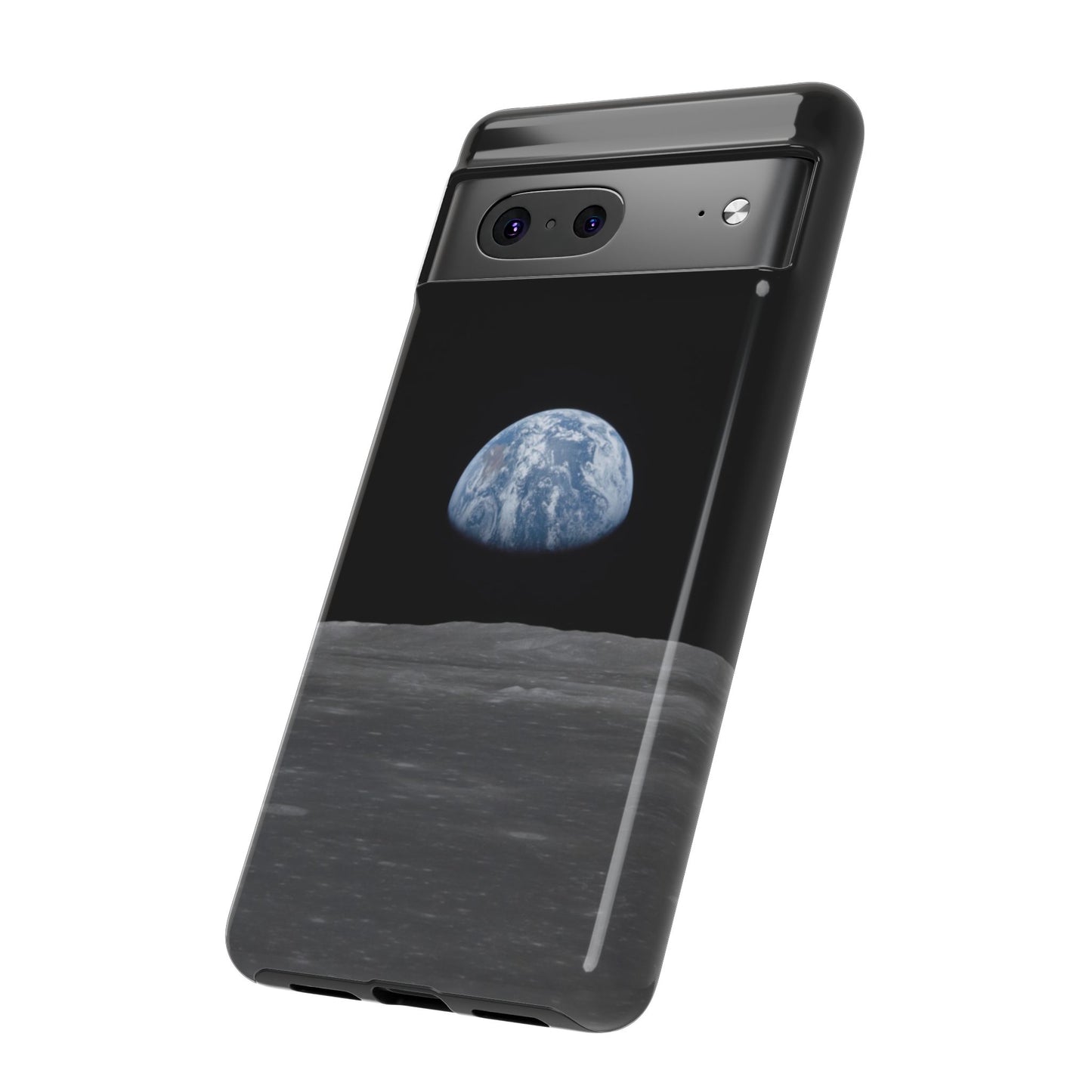 Earth From the Moon Tough Phone Case ~ iPhone Pixel Galaxy Apollo 11 Mission Outer Space Exploration NASA Astronauts Science Teacher Gift