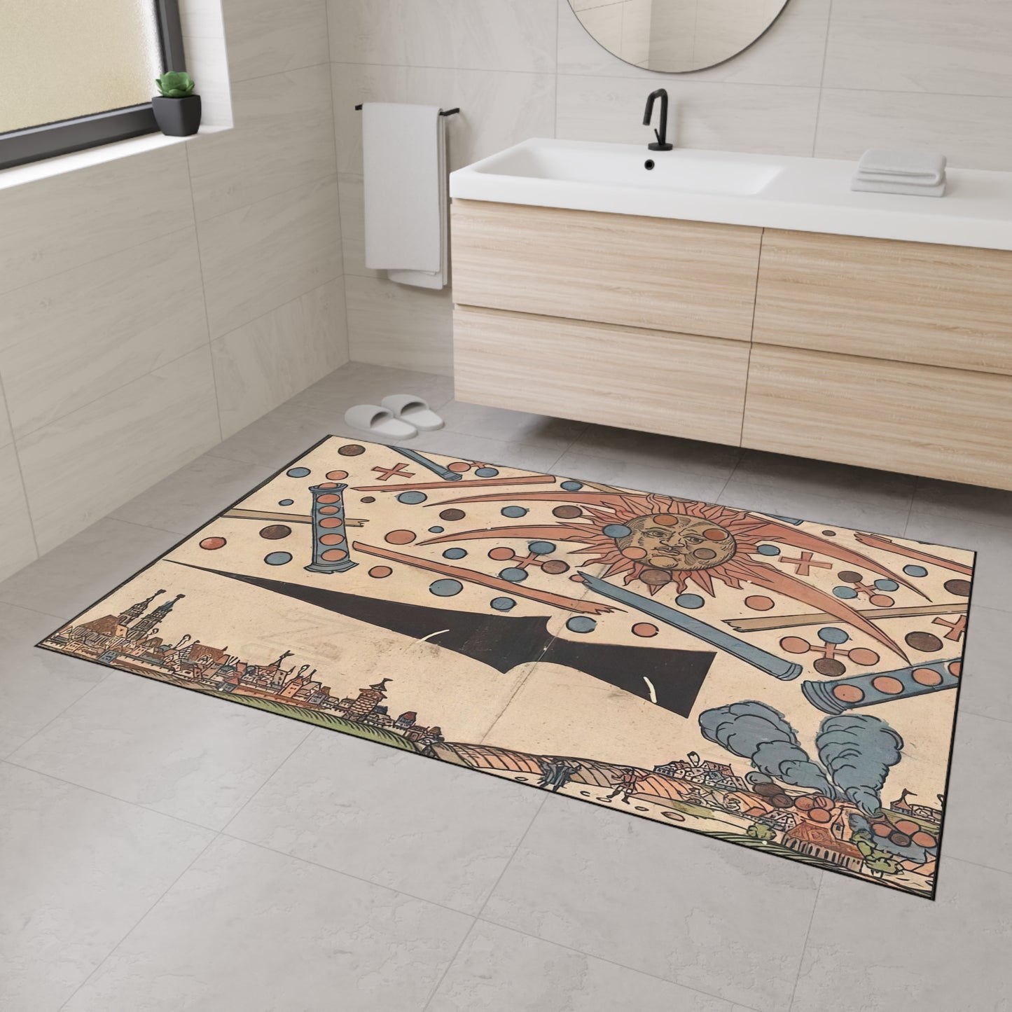 Middle Ages UFO Battle Heavy Duty Floor Mat