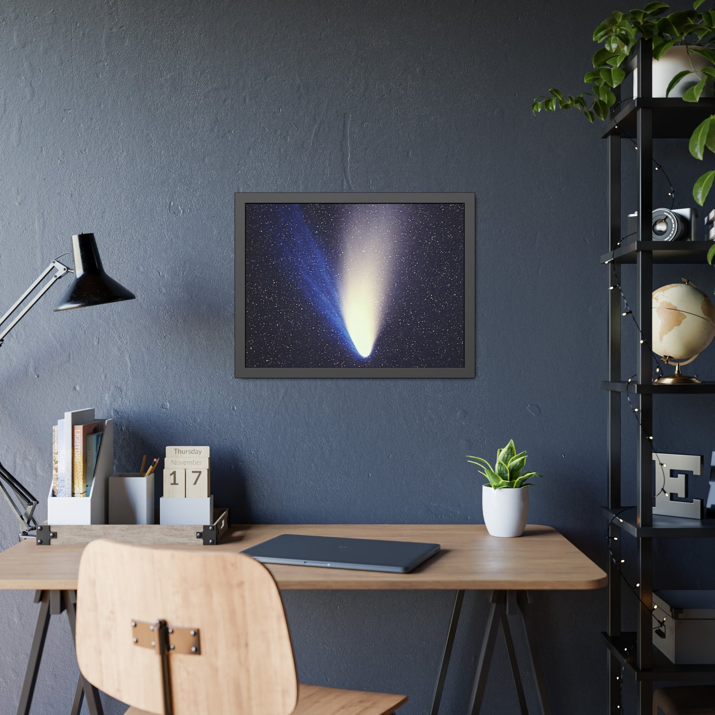 Comet Hale-Bopp Framed Paper Poster