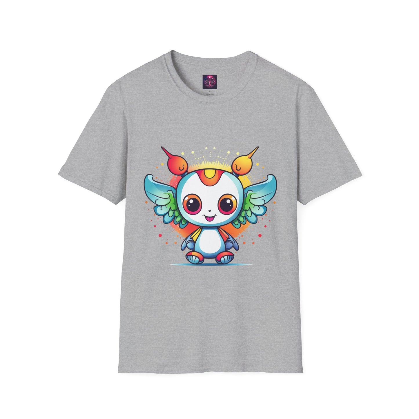 Cute Anime Alien Angel T Shirt ~ Cartoon Alien Gift Friendly Extraterrestrial Creature UFOs UAP Flying Saucer Abduction But Make It Adorable