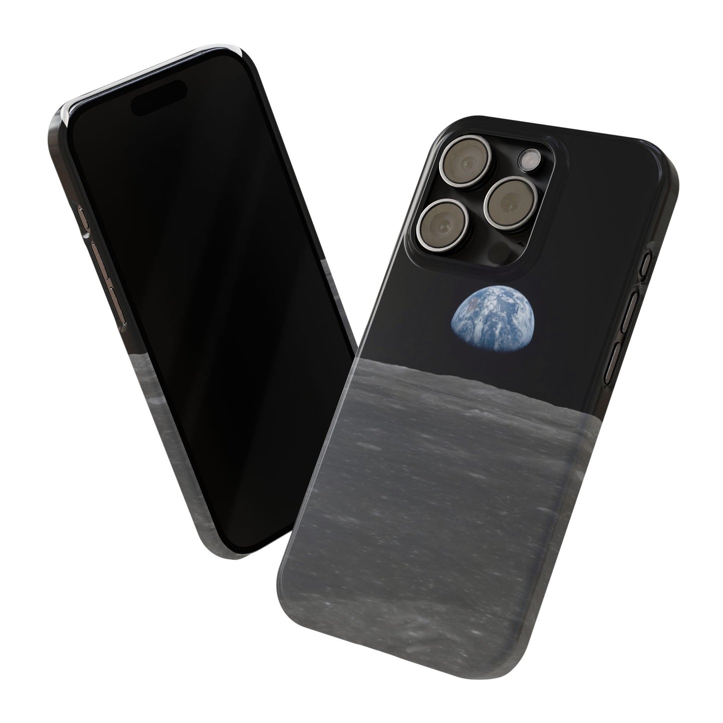 Blue Marble Earth from Moon Slim iPhone Cases
