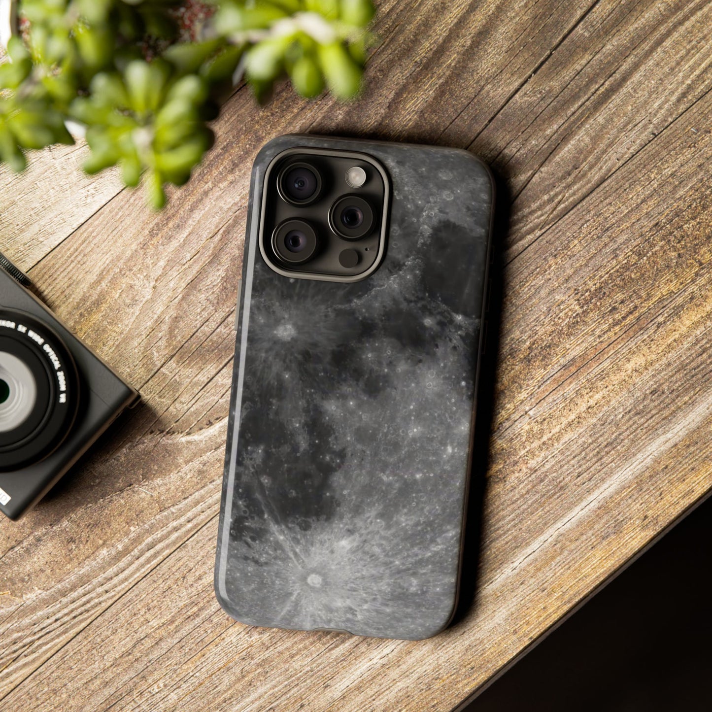 Moon Surface Tough Phone Case ~ iPhone Pixel Galaxy Rugged Protective