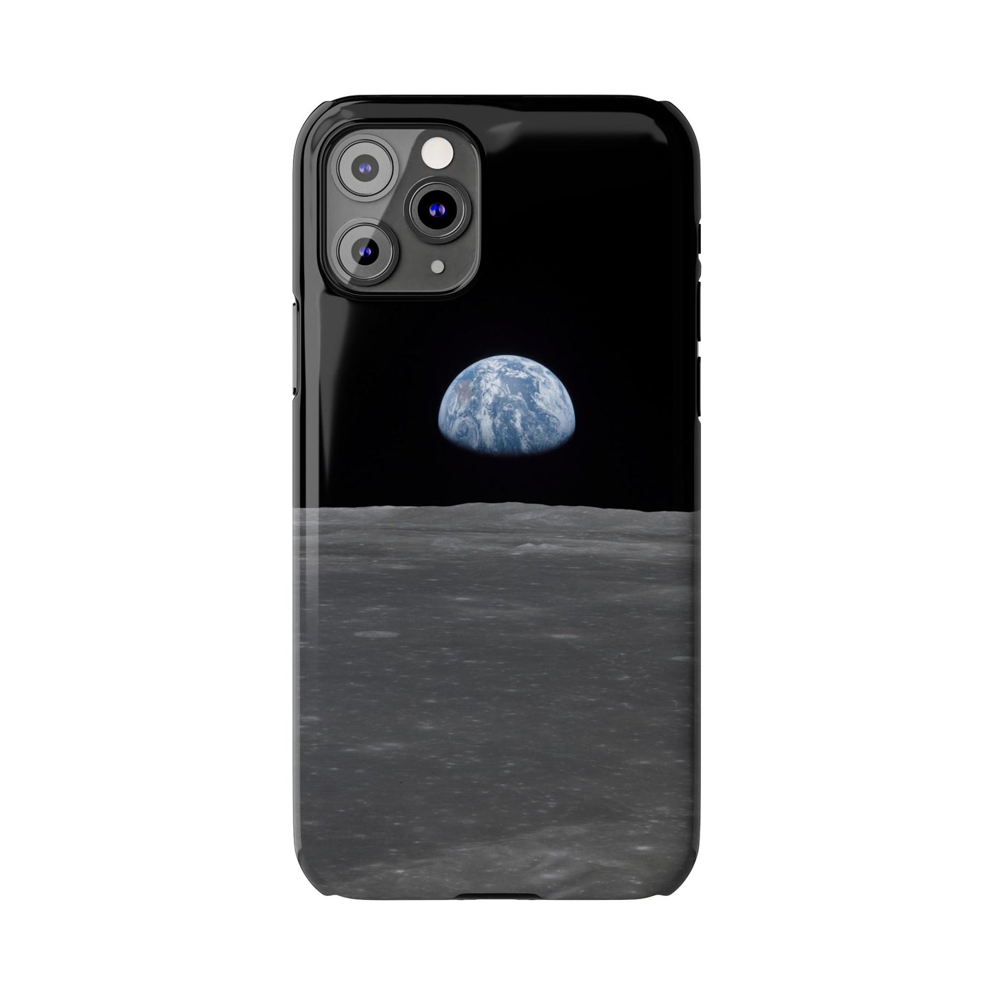 Blue Marble Earth from Moon Slim iPhone Cases