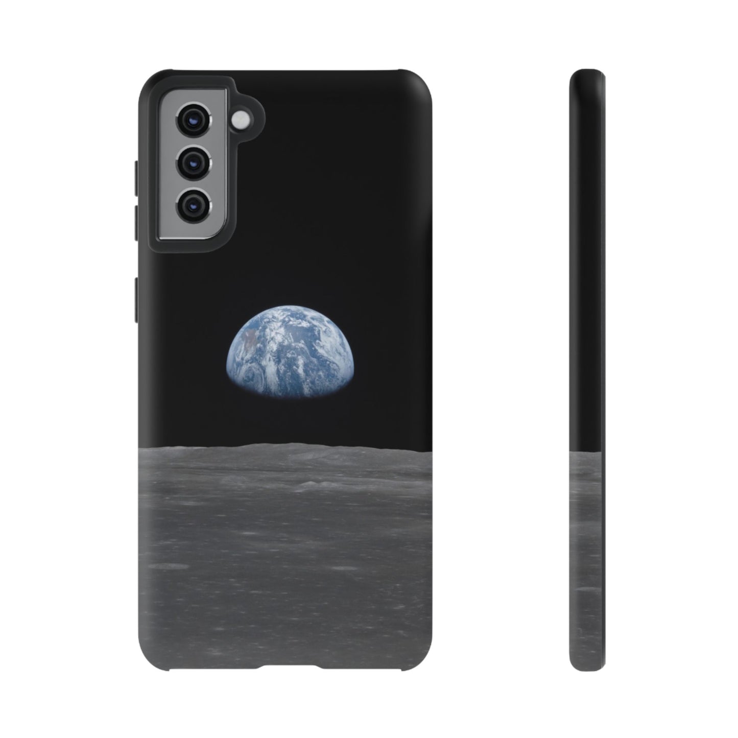 Earth From the Moon Tough Phone Case ~ iPhone Pixel Galaxy Apollo 11 Mission Outer Space Exploration NASA Astronauts Science Teacher Gift