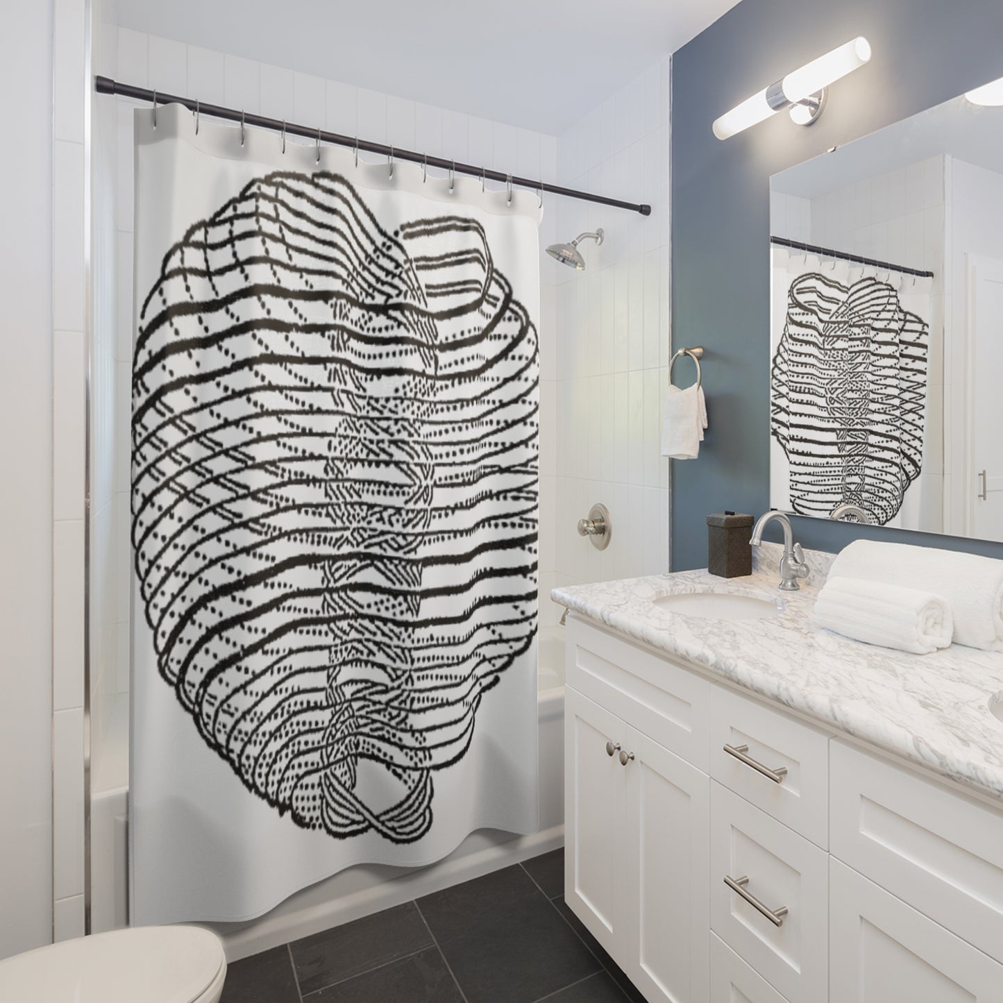 Astral Spiral Aura Shower Curtains ~ CIA Gateway Resonant Balloon Cosmic Magic Out Of Body Experience Intergalactic Science Dimension Travel