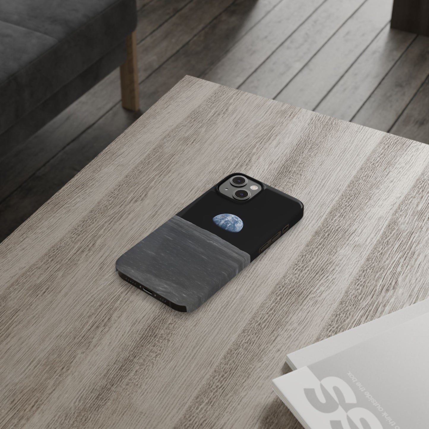 Blue Marble Earth from Moon Slim iPhone Cases