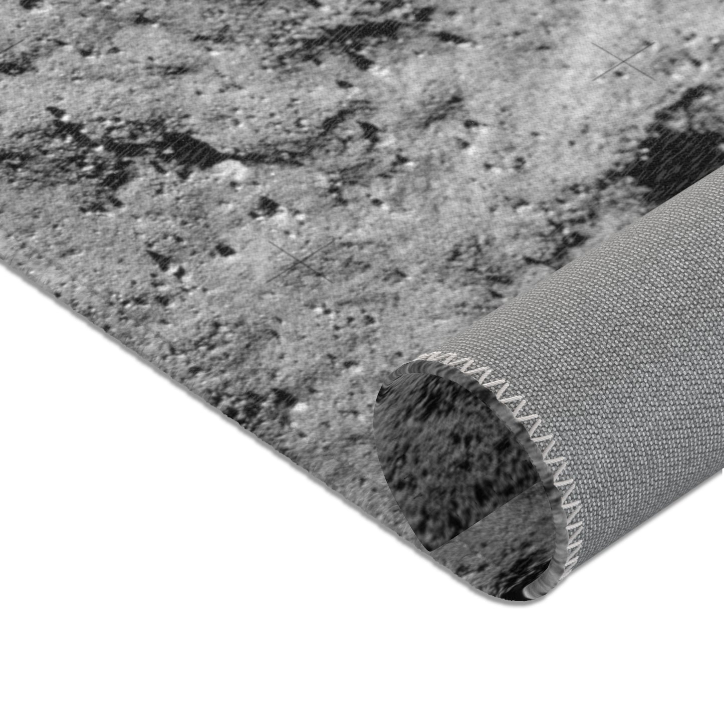 Moon Walk Area Rug ~ Lunar Surface Rocks Footprint NASA Space Exploration NASA Landing Real Moondust Decor Orbit