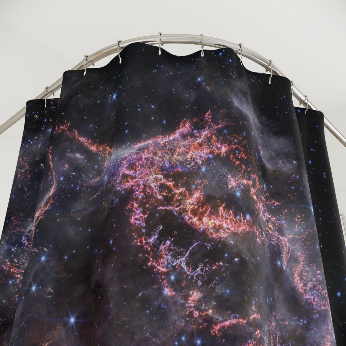 Cassiopeia Supernova Shower Curtains ~ Cass A NASA James Webb Infrared JWST Space Telescope Real Exploding Star Interstellar Stars Astronomy