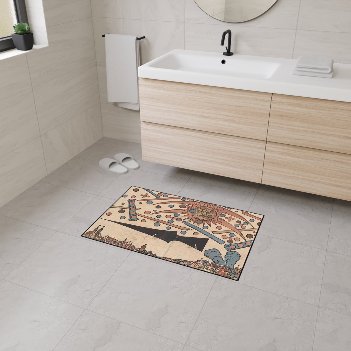 Middle Ages UFO Battle Heavy Duty Floor Mat